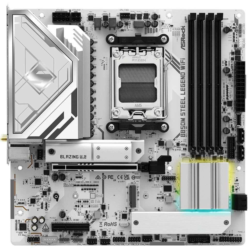 Matična ploča ASROCK B850M Steel Legend WiFi (AMD B850, Socket AM5, micro ATX)-2