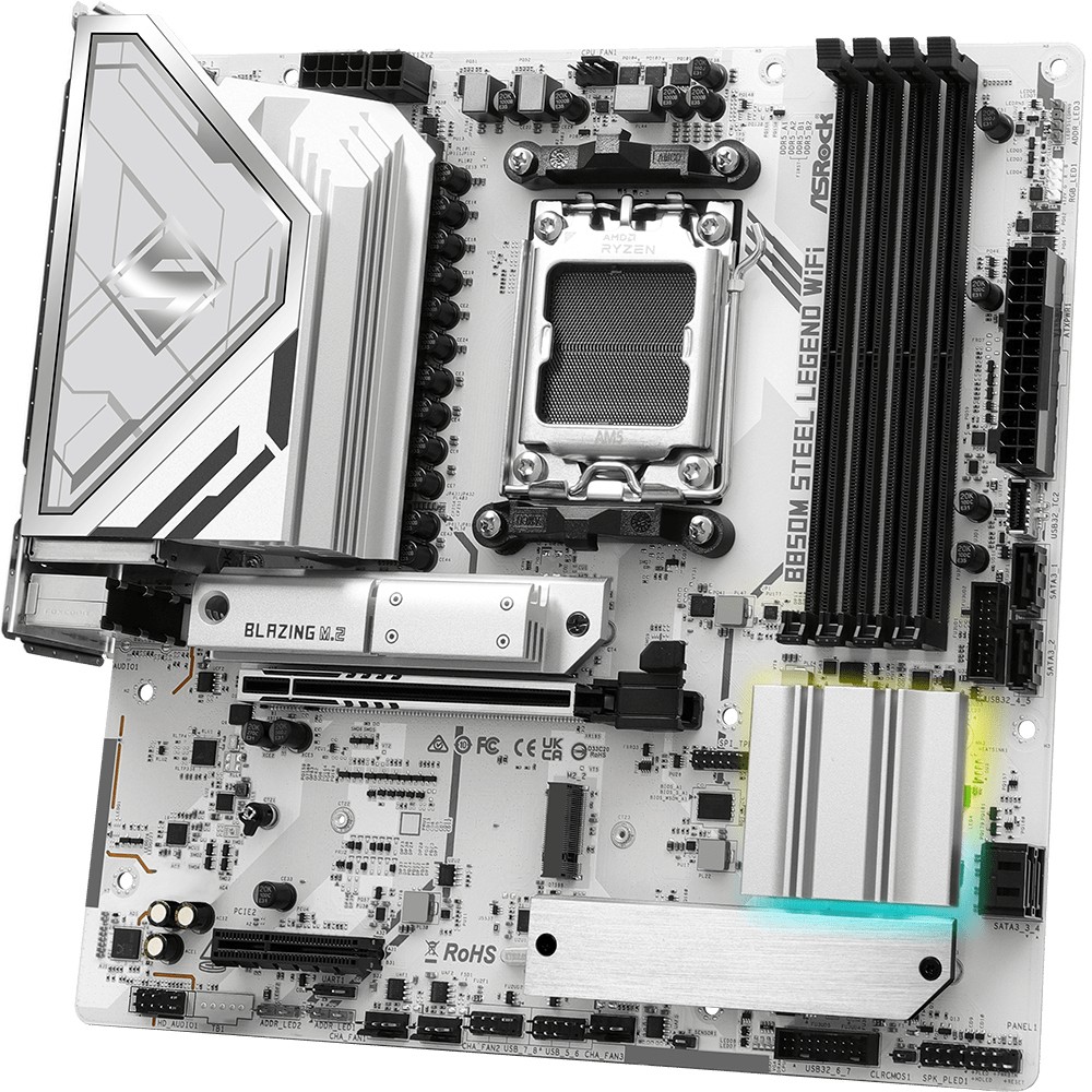 Matična ploča ASROCK B850M Steel Legend WiFi (AMD B850, Socket AM5, micro ATX)-4