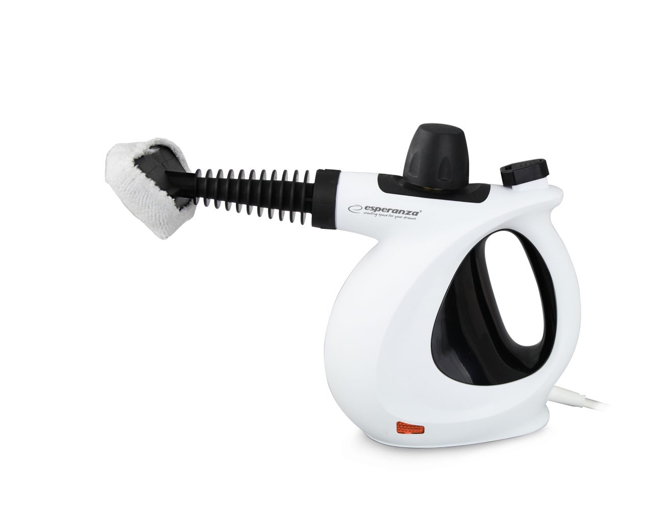 Parni čistač ESPERANZA EHS008 Steam Washer 0.35L crna, bijela 900W-4
