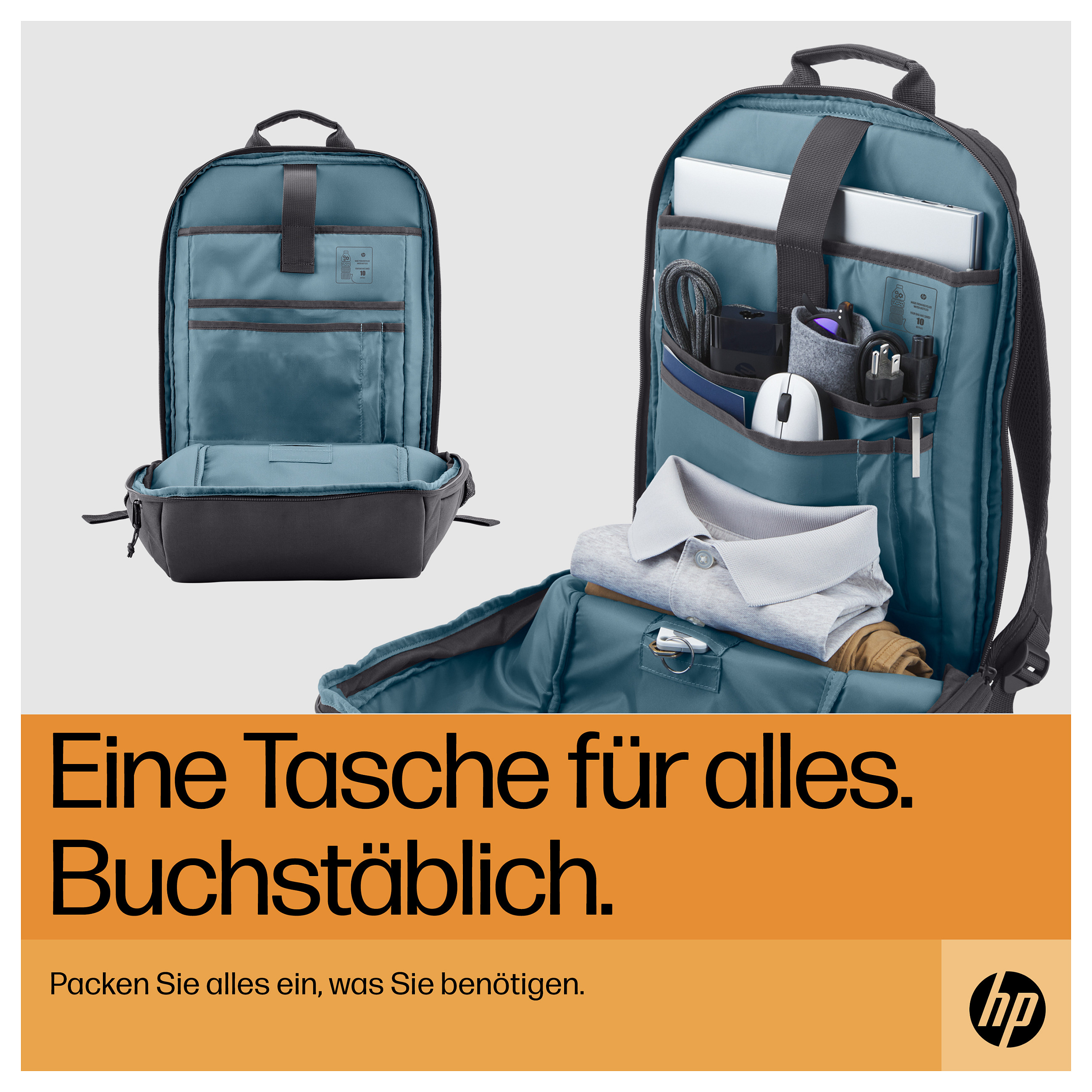 Ruksak za laptop HP Travel 18 Liter 15.6 Iron Grey-11