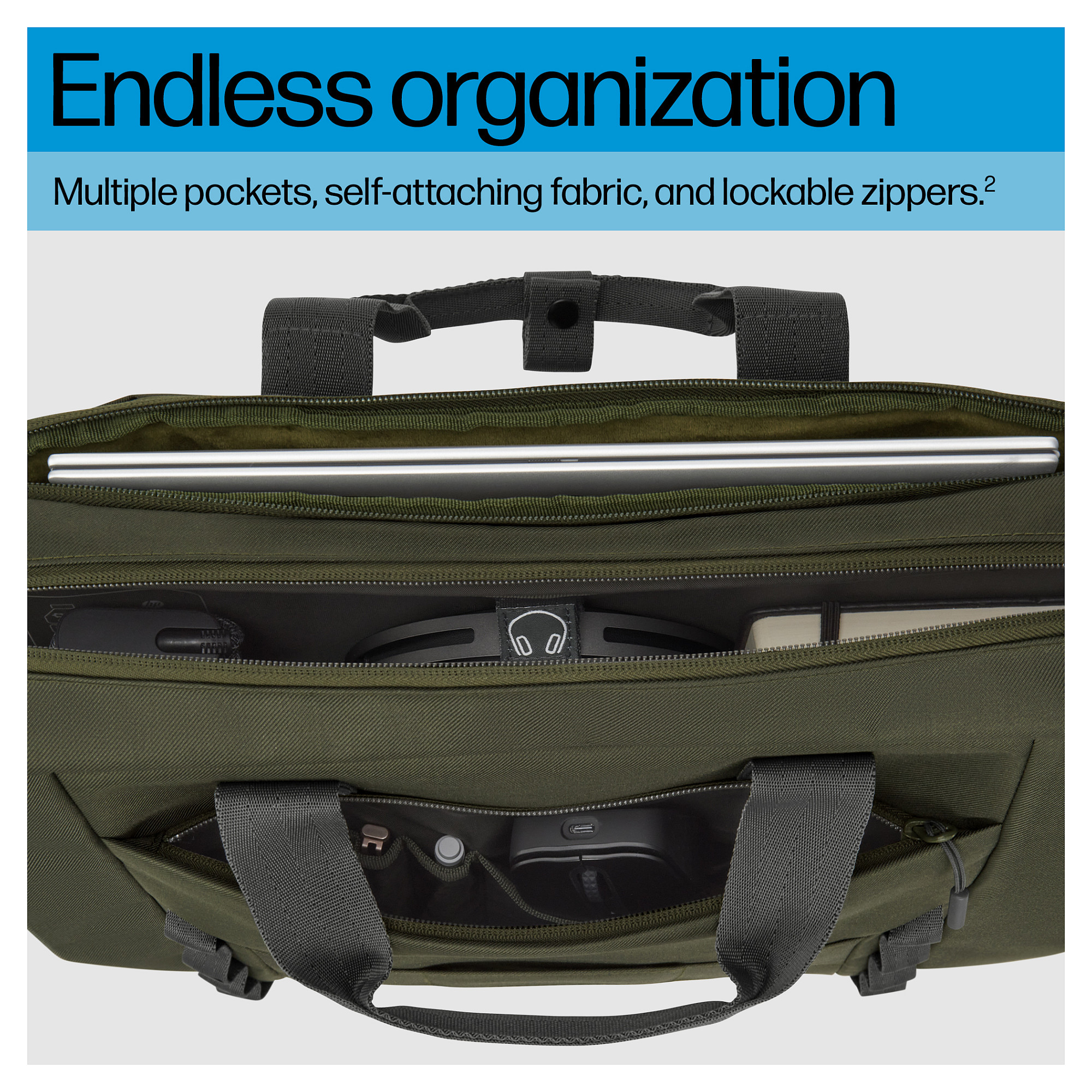 Torba za laptop HP 15.6" Modular Laptop Bag (modularni dizajn, vodootporna, RFID zaštita)-8