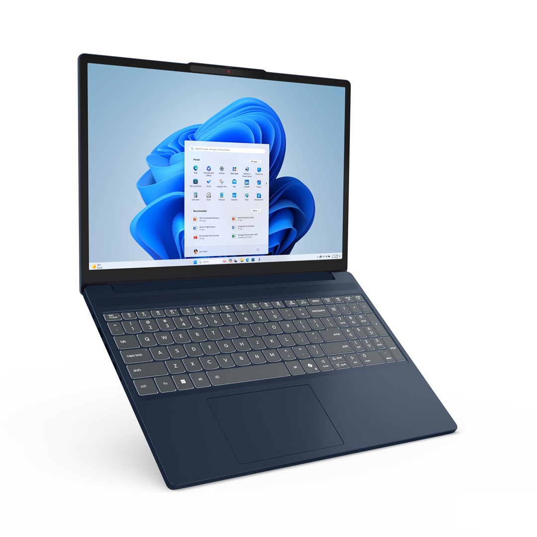 Laptop LENOVO IdeaPad Slim 3 15IRH10 (15.3'' WUXGA, Intel® Core™ i5-13420H, 16 GB DDR5-SDRAM, 512 GB SSD, Wi-Fi 6, Plava) – internacionalna non HR tipkovnica-1