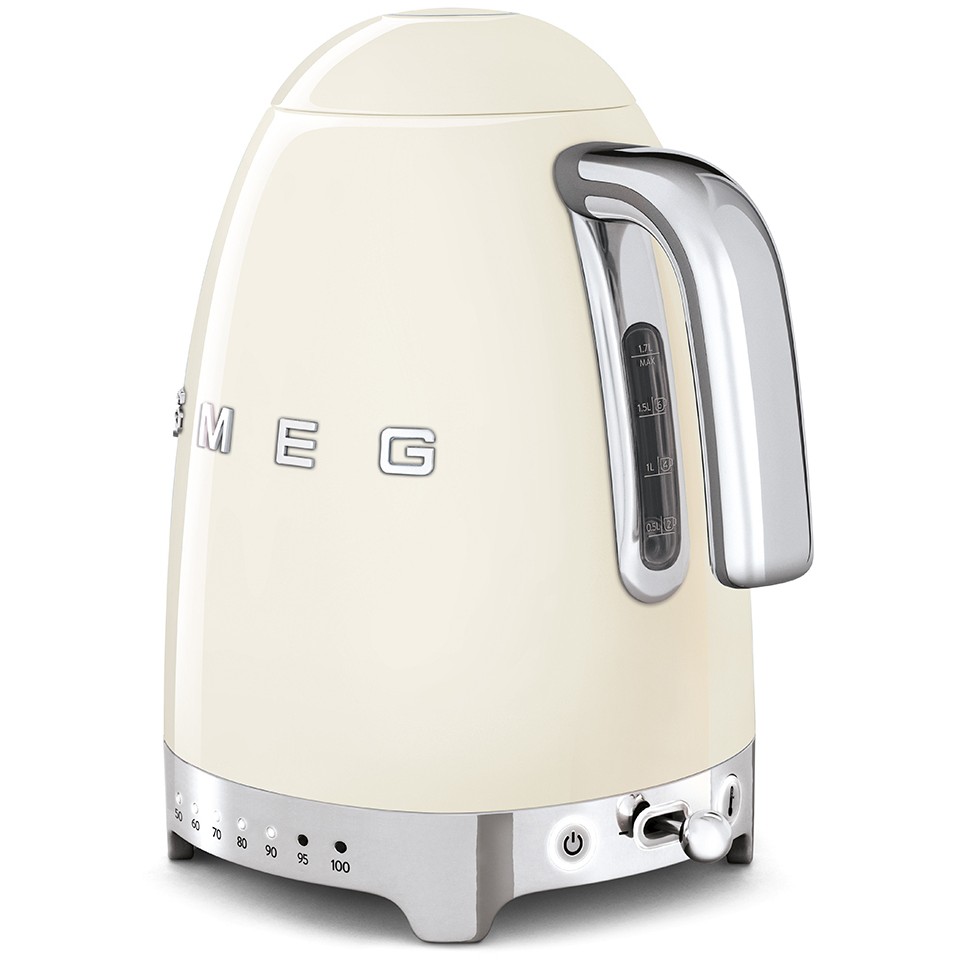 Kuhalo za vodu SMEG KLF04CREU, 1.7L, 2400W, varijabilna temperatura, krem-3