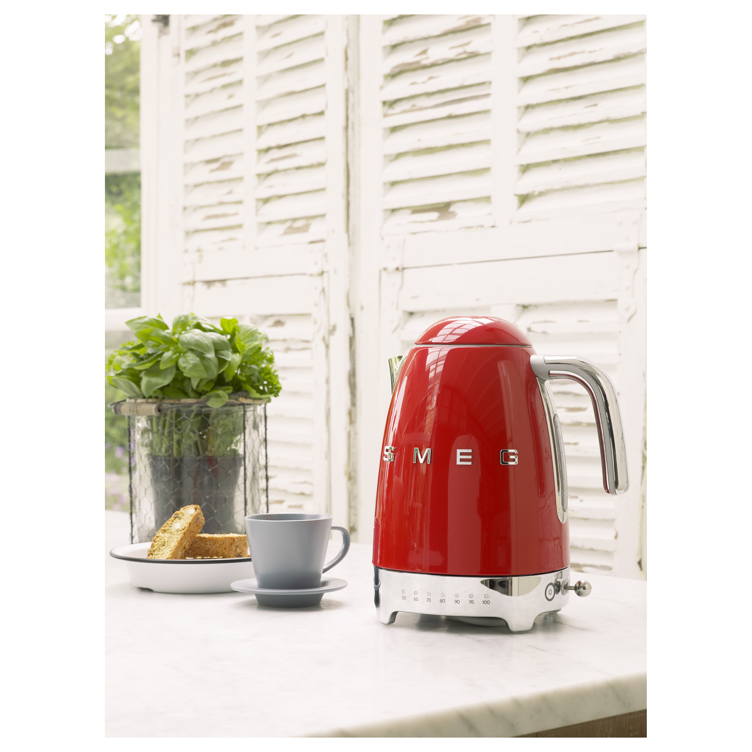 Kuhalo za vodu SMEG KLF04RDEU (1.7 L, 2400 W, varijabilna temperatura) Crveno-4
