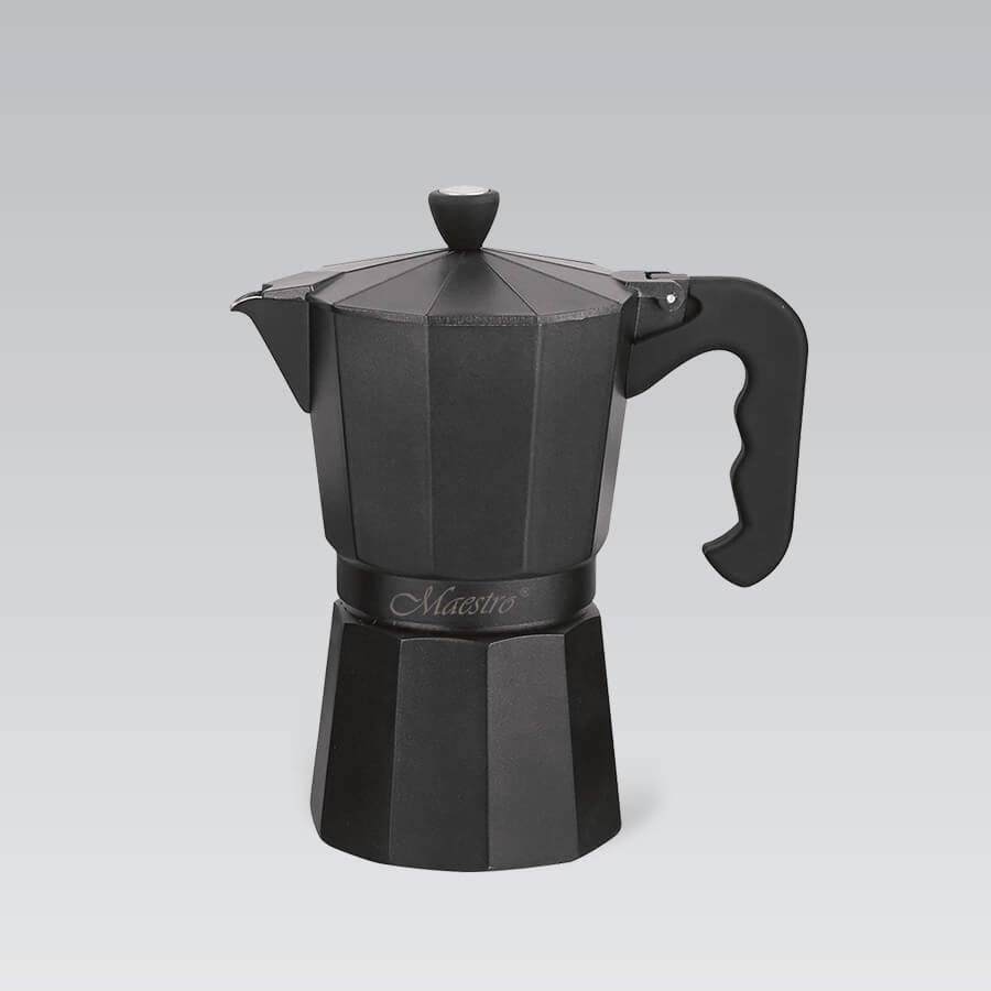 Aparat za kavu MAESTRO MR-1666-6-BLACK (6 šalica, crna boja)-1