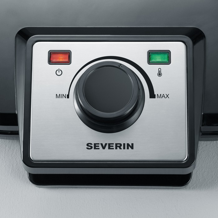 Pekač za vafle SEVERIN WA 2106 (1200 W, za 2 vafla, crna boja)-3