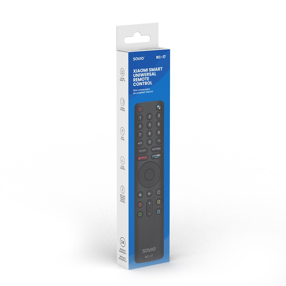 SAVIO RC-17 Universal/Replacement Remote Control for XIAOMI TV – SMART TV-2