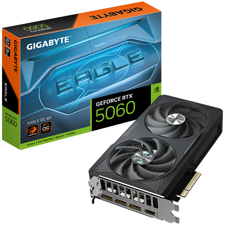 Grafička kartica GIGABYTE GeForce RTX 5060 EAGLE OC 8G (8GB GDDR7)