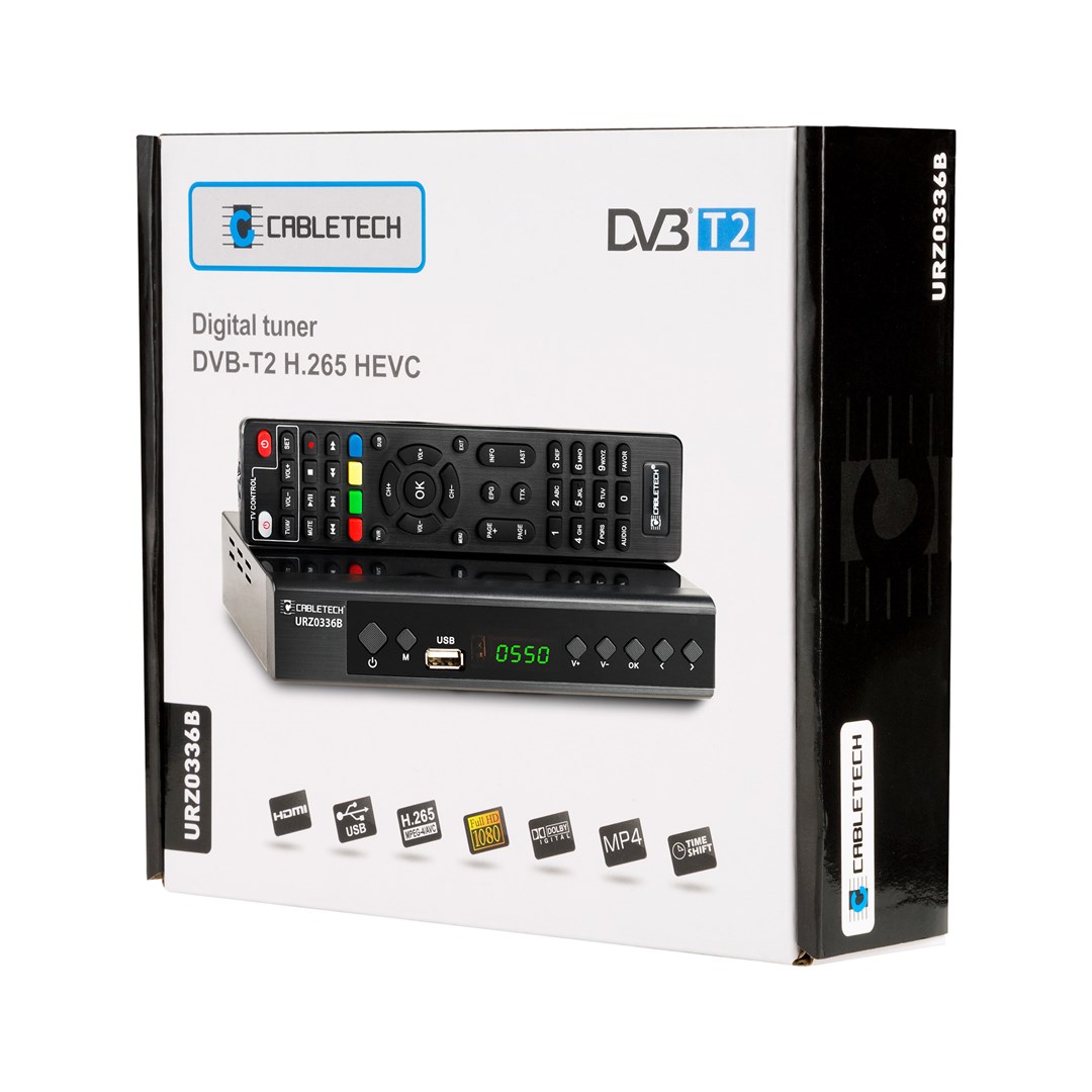 Dekoder DVB-T2 CABLETECH URZ0336 (H.265 HEVC)