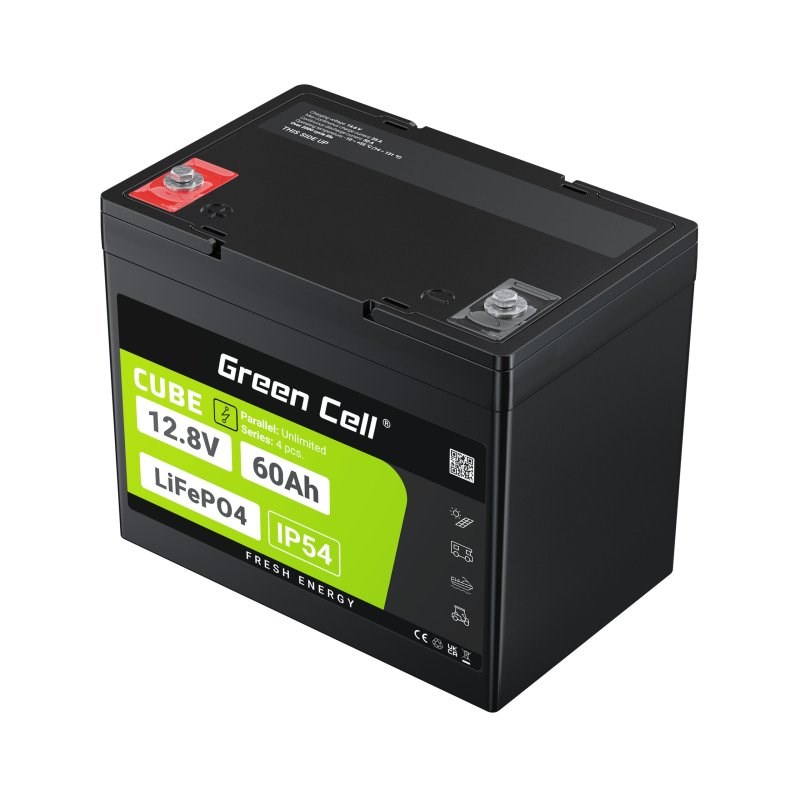Baterija za UPS Green Cell LFPGC12V60AH (Litij-željezov fosfat, 12.8 V, 60 Ah)-3