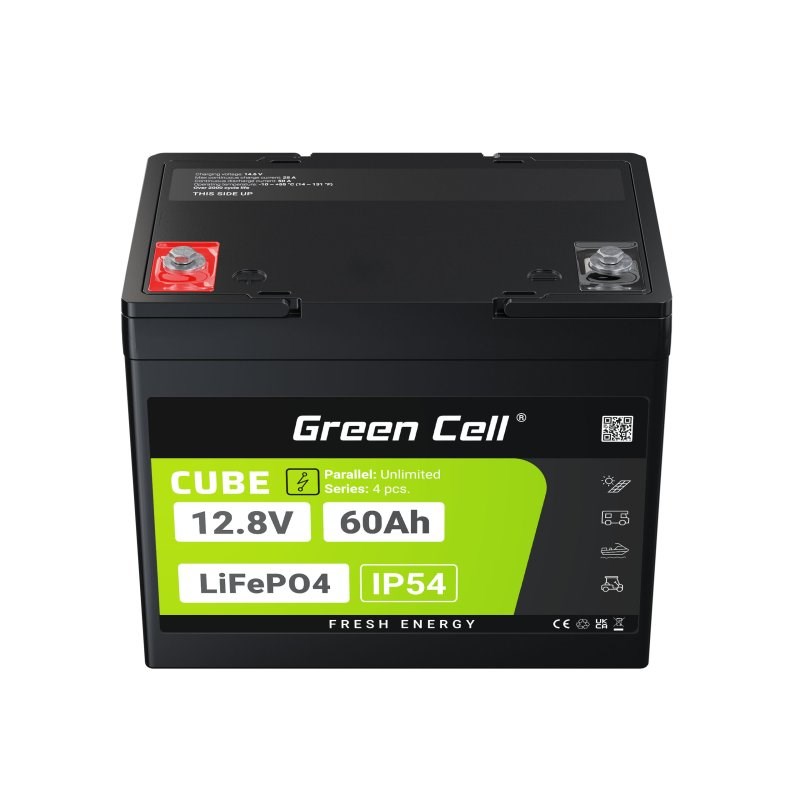 Baterija za UPS Green Cell LFPGC12V60AH (Litij-željezov fosfat, 12.8 V, 60 Ah)-15