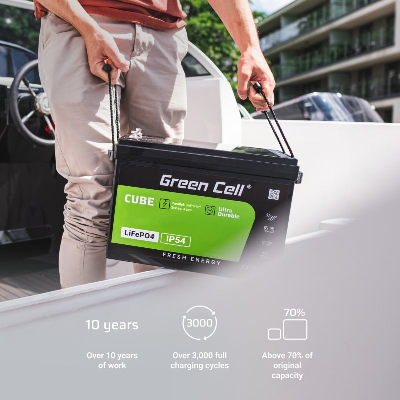 Baterija za UPS Green Cell LFPGC12V60AH (Litij-željezov fosfat, 12.8 V, 60 Ah)-4