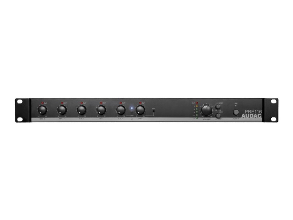 AUDAC PRE116 audio preamplifier Bluetooth-2
