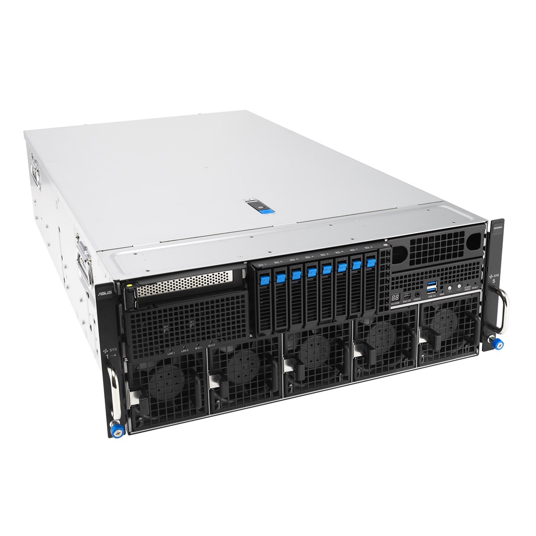 Platforma Asus Rack RS501A-E12-RS4 (AMD Epyc 9005/9004, 4x NVMe/SATA HS, 2xM.2, 2x1Gbe, IPMI, 1+1 1600W)-1