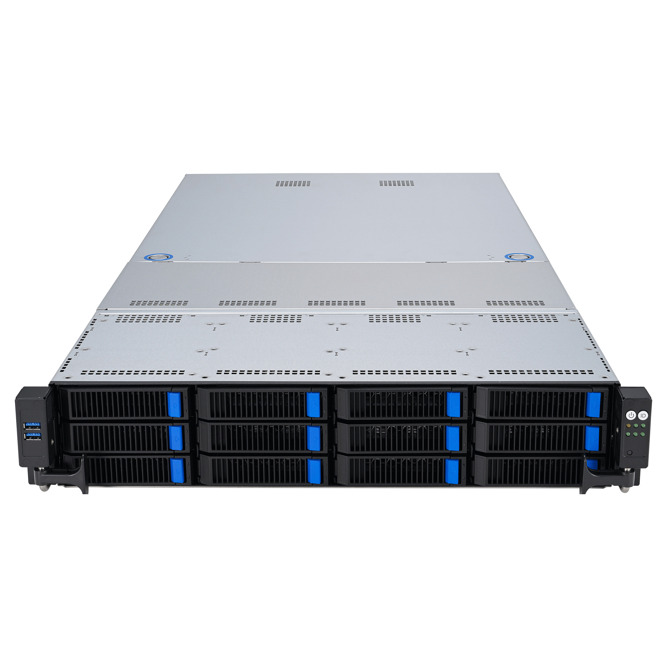 Platforma ASUS Rack RS521A-E12-RS12U (AMD Epyc 9005/9004, 12x NVMe/SATA HS, 2xM.2, 2x1Gbe, IPMI, 1+1 1600W)-2