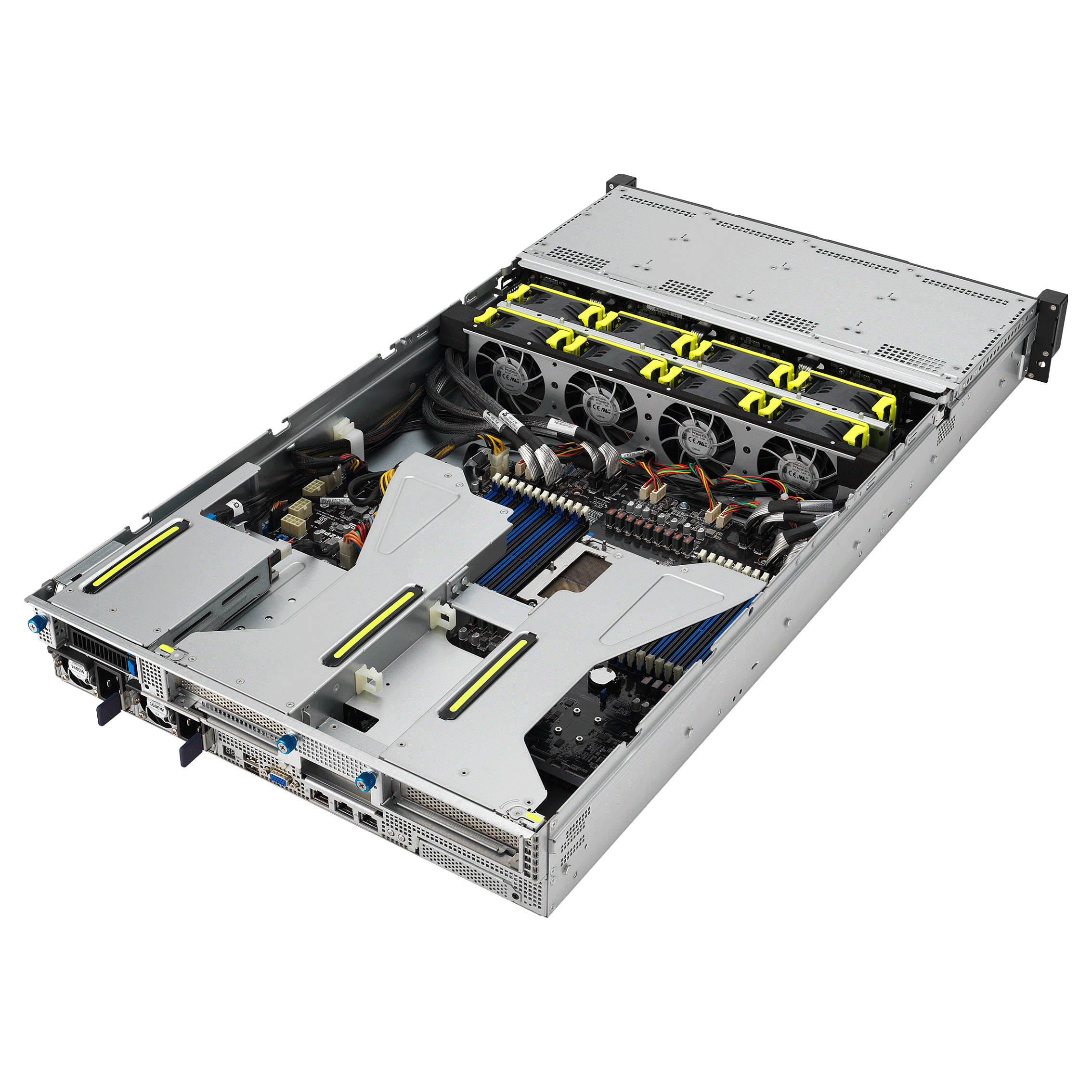 Platforma ASUS Rack RS521A-E12-RS12U (AMD Epyc 9005/9004, 12x NVMe/SATA HS, 2xM.2, 2x1Gbe, IPMI, 1+1 1600W)-7
