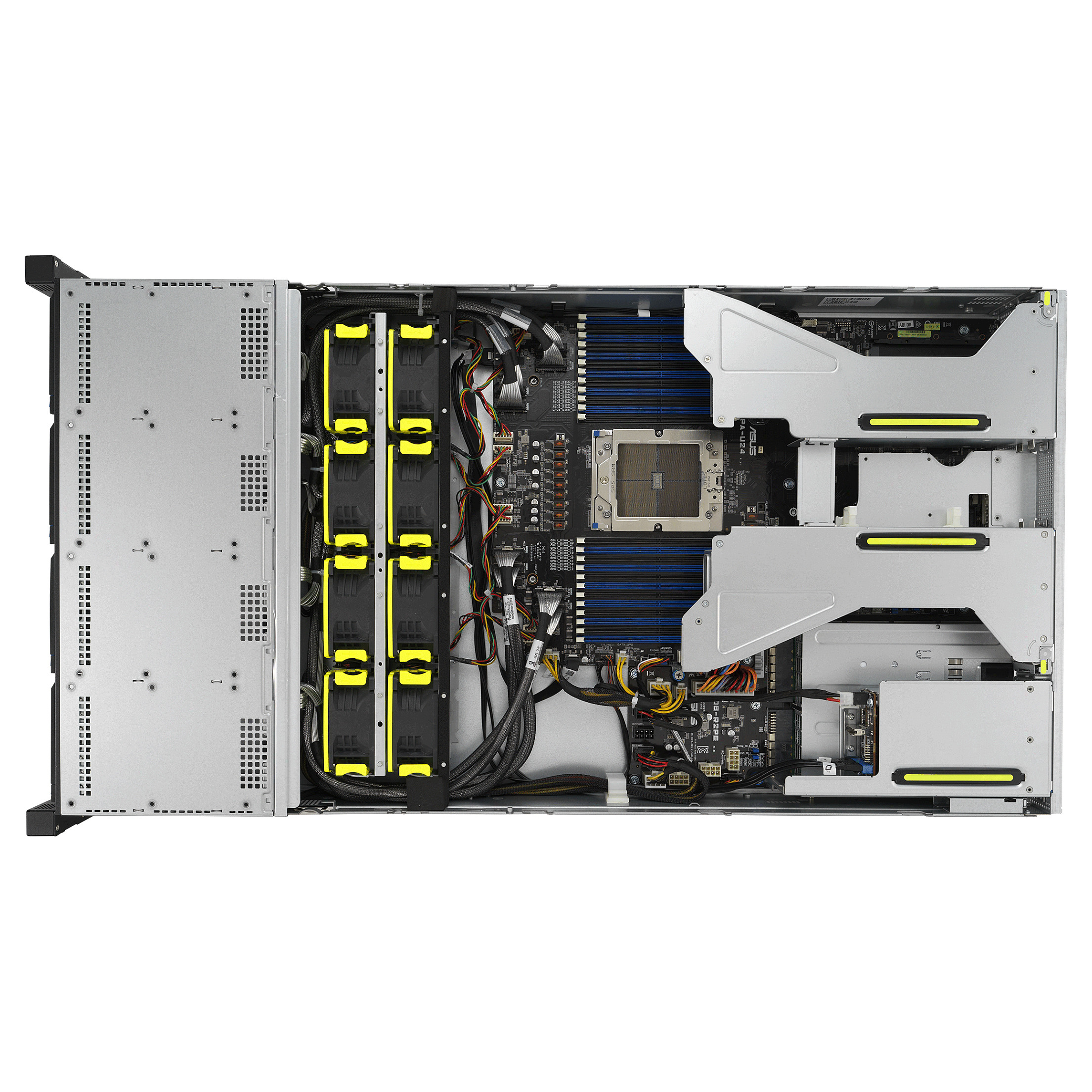 Platforma ASUS Rack RS521A-E12-RS12U (AMD Epyc 9005/9004, 12x NVMe/SATA HS, 2xM.2, 2x1Gbe, IPMI, 1+1 1600W)-8