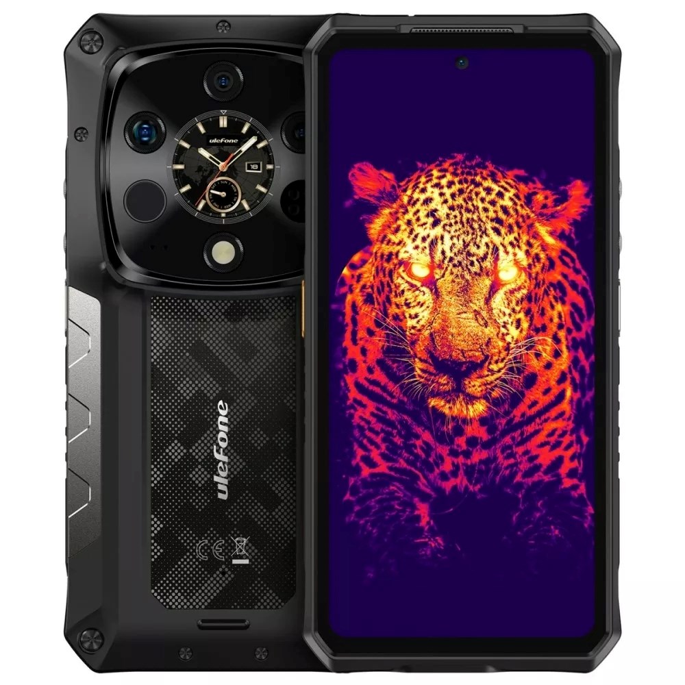 Pametni telefon ULEFONE Armor 28 Ultra Thermal 5G (6.77" AMOLED 120Hz, 16GB/1TB, 10600mAh, termalna kamera) Black-0