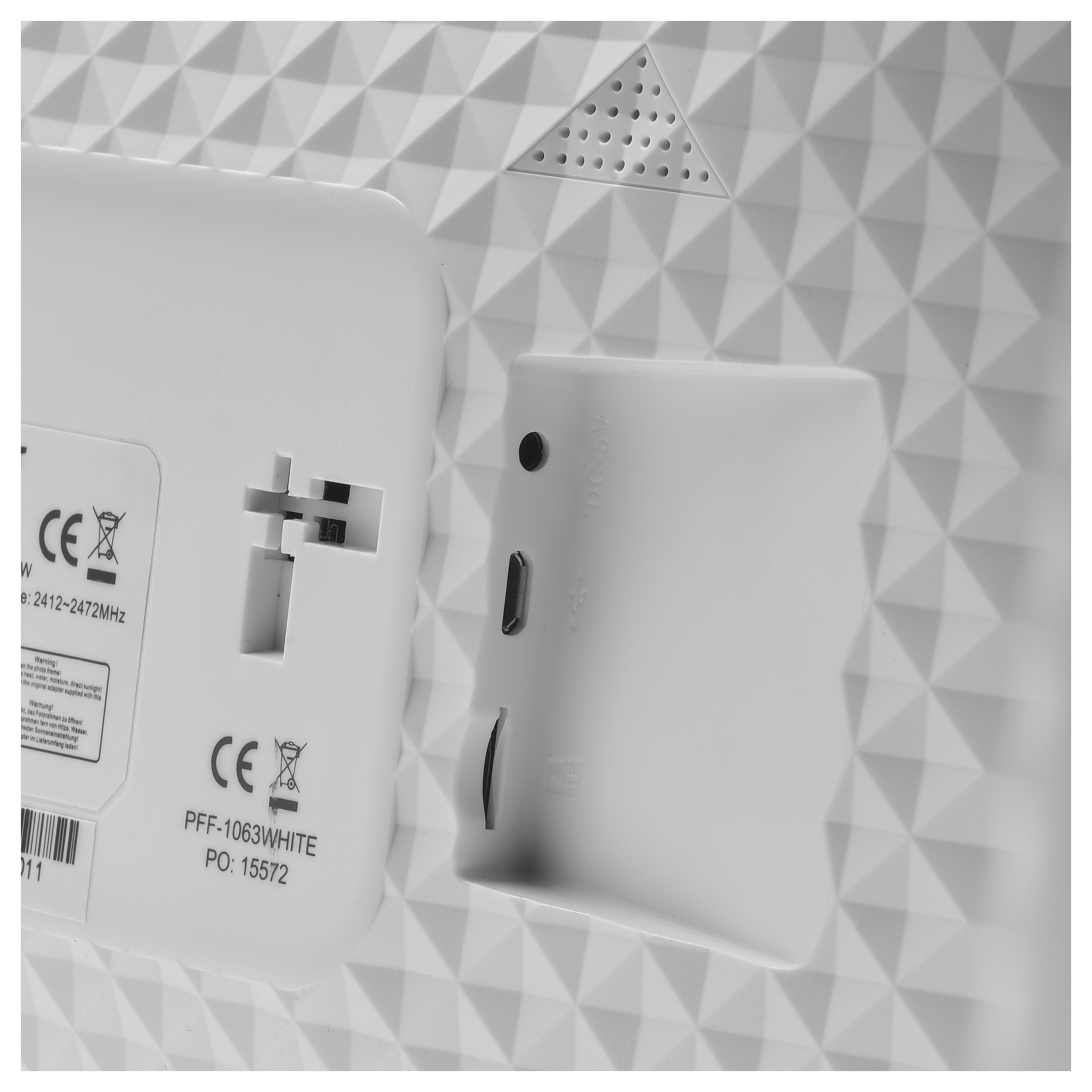 Digitalni okvir za slike DENVER PFF-1063WHITE (10.1" IPS, 16 GB, Wi-Fi, FRAMEO)-1