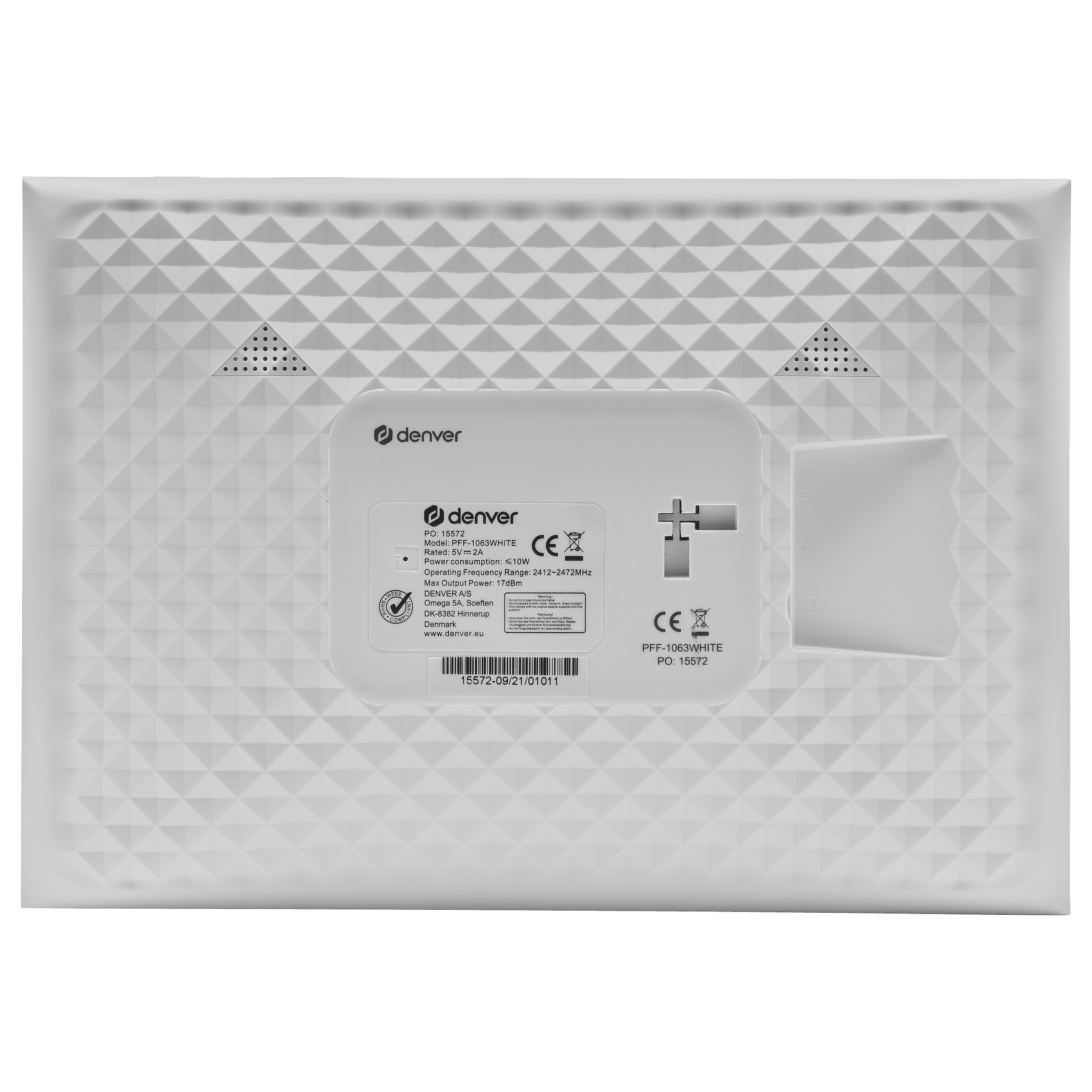 Digitalni okvir za slike DENVER PFF-1063WHITE (10.1" IPS, 16 GB, Wi-Fi, FRAMEO)-4