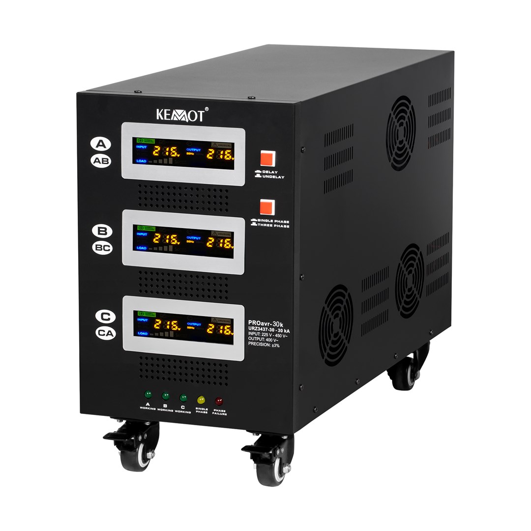Automatski trofazni stabilizator napona KEMOT PROavr-30k (30000 VA)-0