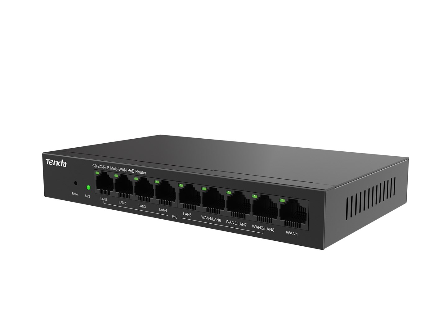 Mrežni Switch TENDA TEG1008D (8x Gigabit, metalno kućište, 16 Gbps)-1