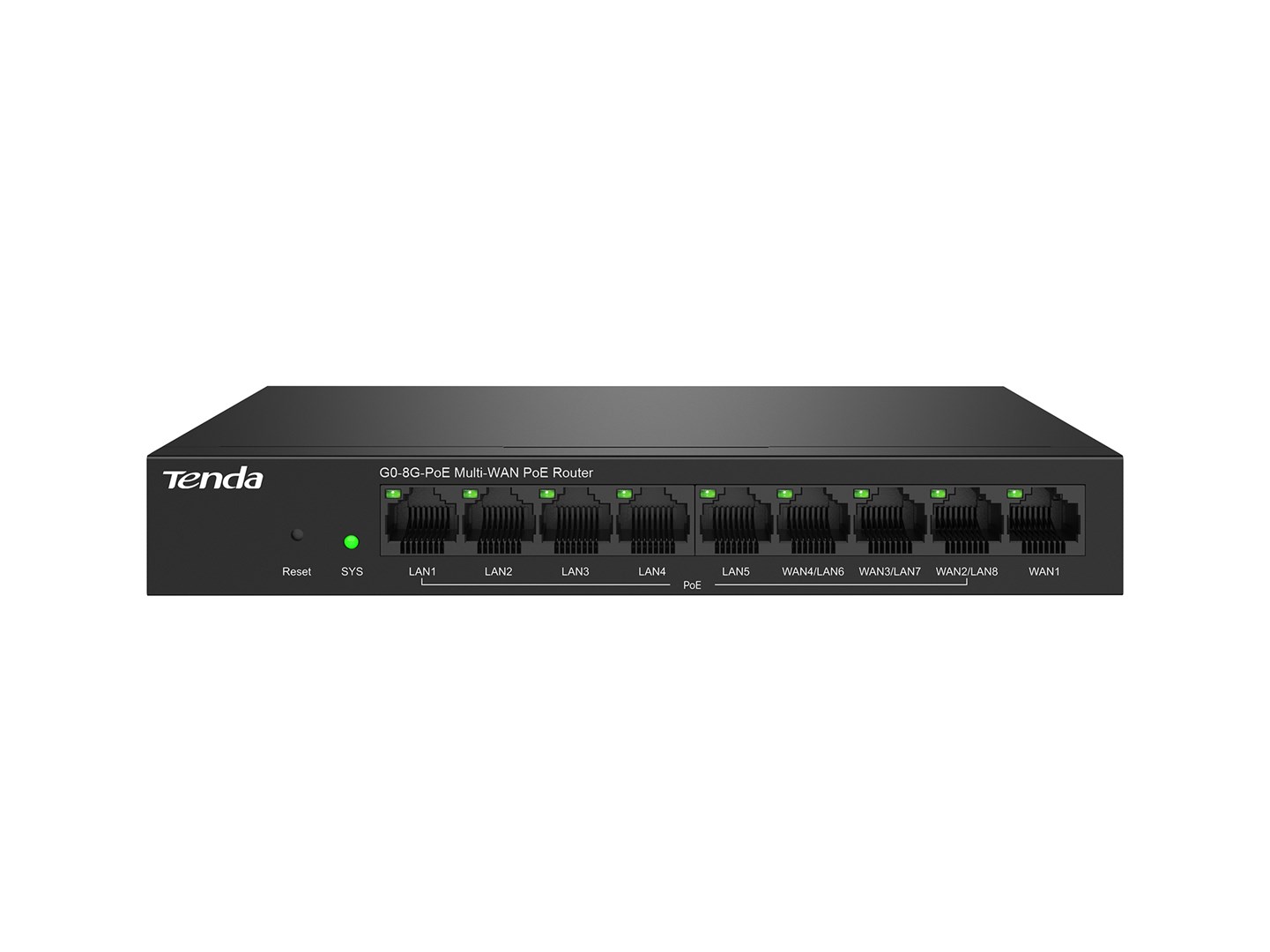 Mrežni Switch TENDA TEG1008D (8x Gigabit, metalno kućište, 16 Gbps)-0