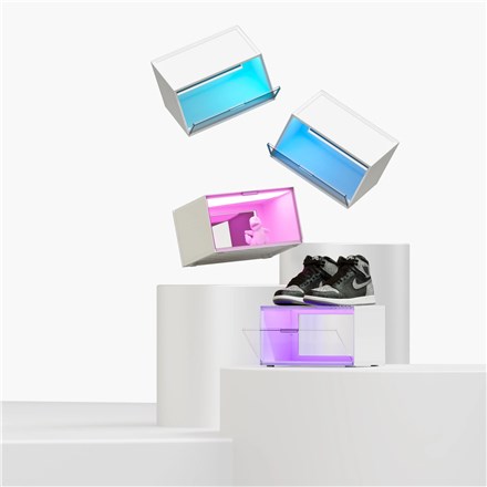 Pametna rasvjeta NANOLEAF x Fantaqi EXPO Smart LED Display Starter Kit (4 kom, 16M+ boja, Screen Mirror)