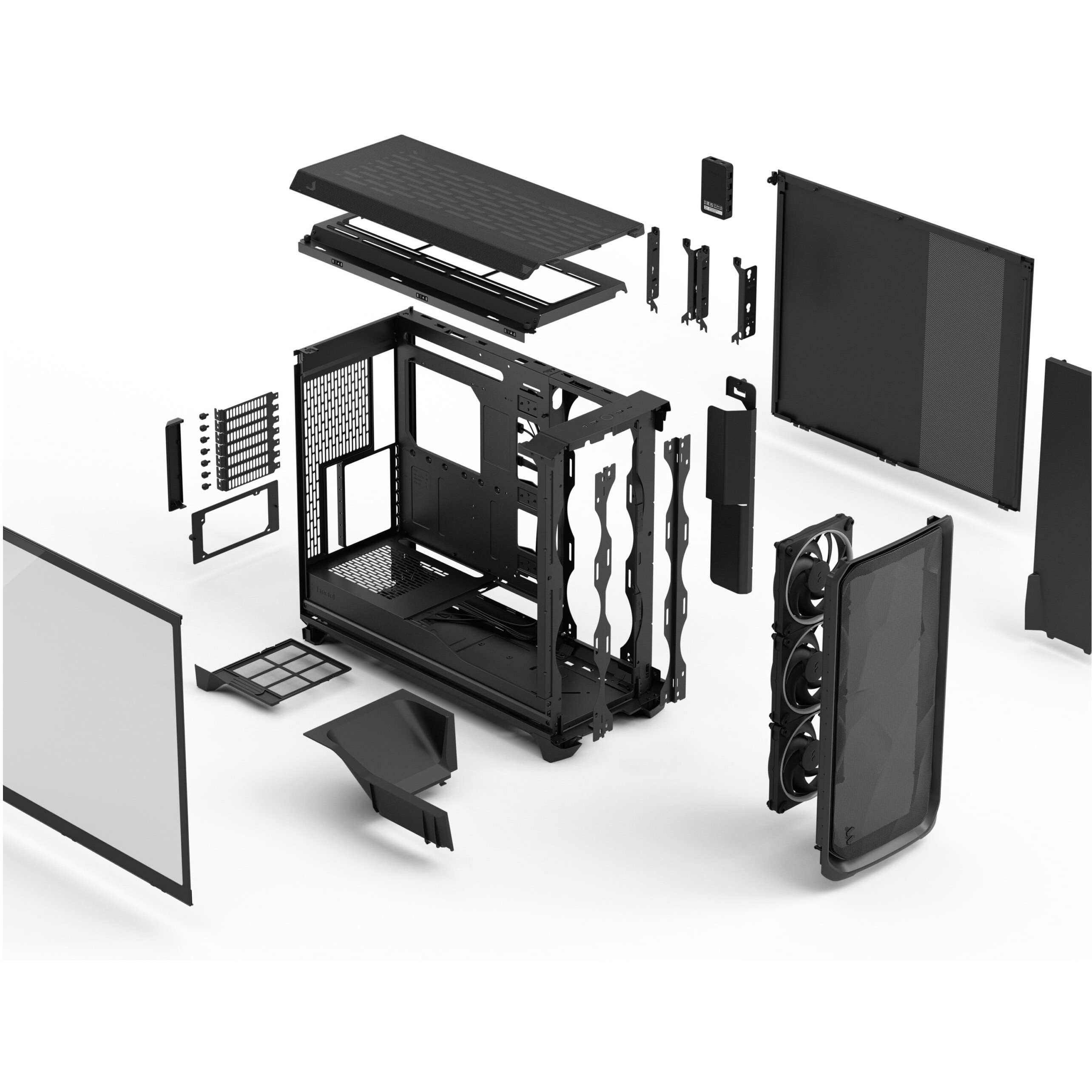 Kućište za računalo FRACTAL DESIGN Meshify 3 XL Ambience Pro RGB Black TG Light Tint-5