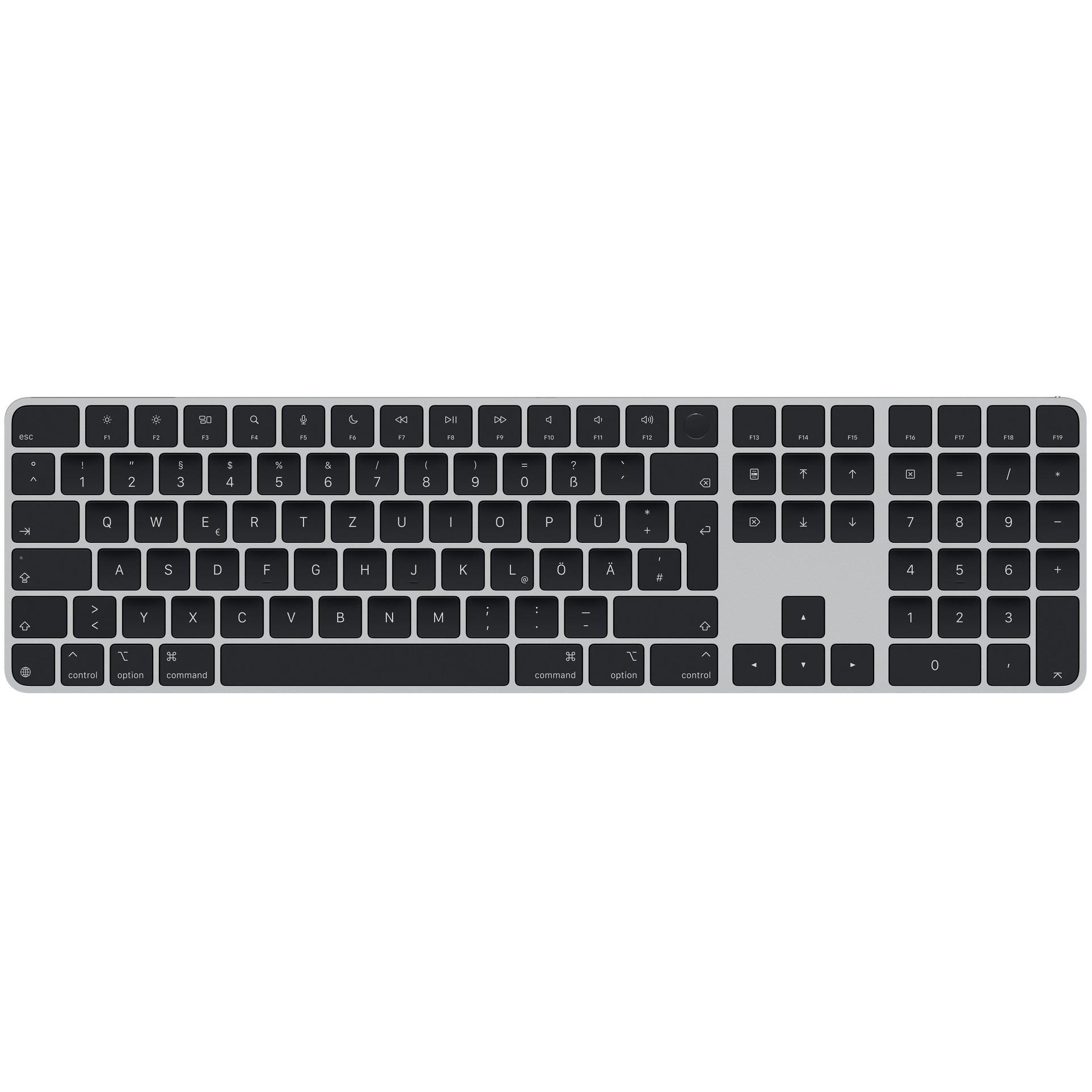 Tipkovnica APPLE Magic Keyboard Universal USB + Bluetooth QWERTZ (Crna)