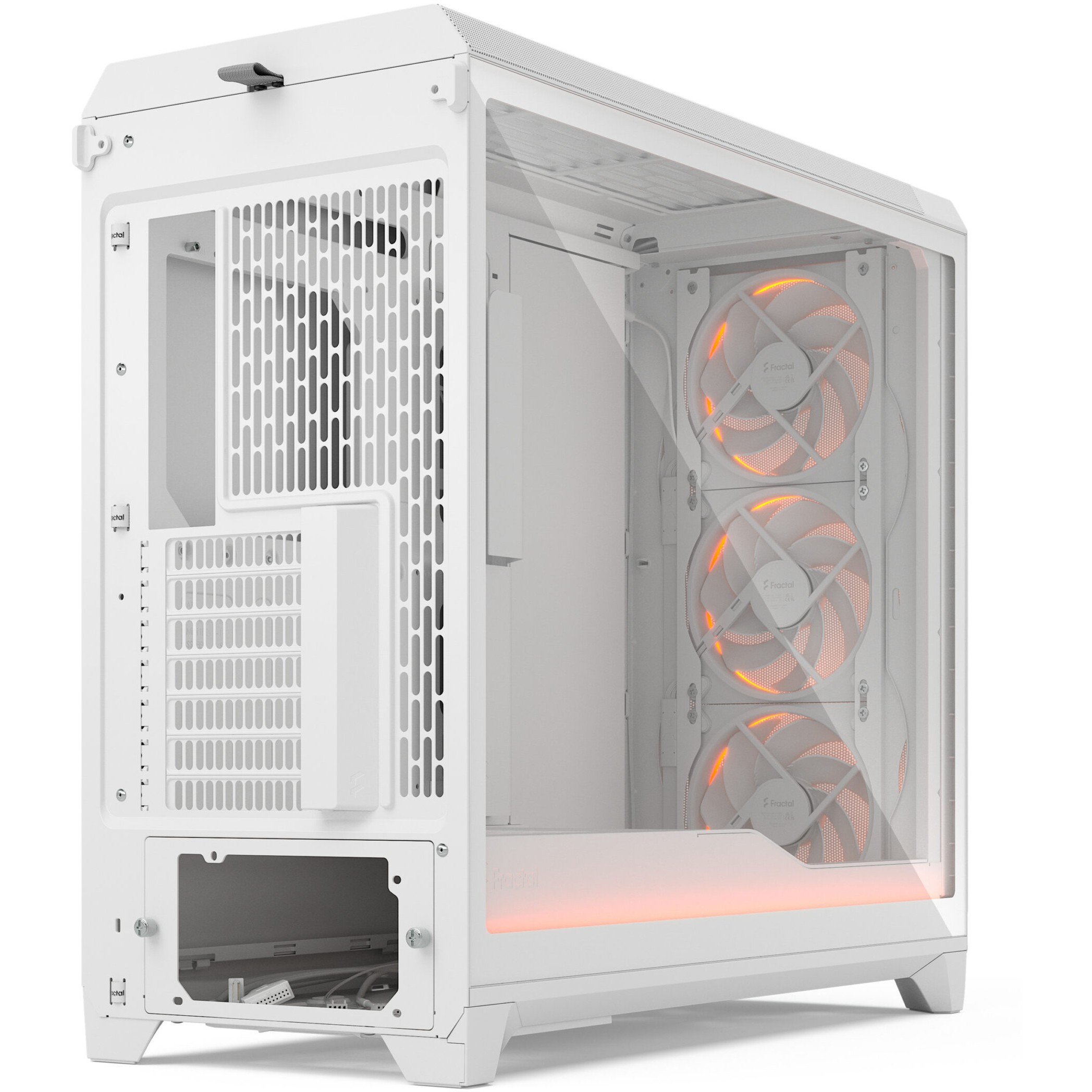 Kućište za računalo FRACTAL DESIGN Meshify 3 XL Ambience Pro RGB White TG Clear Tint-2