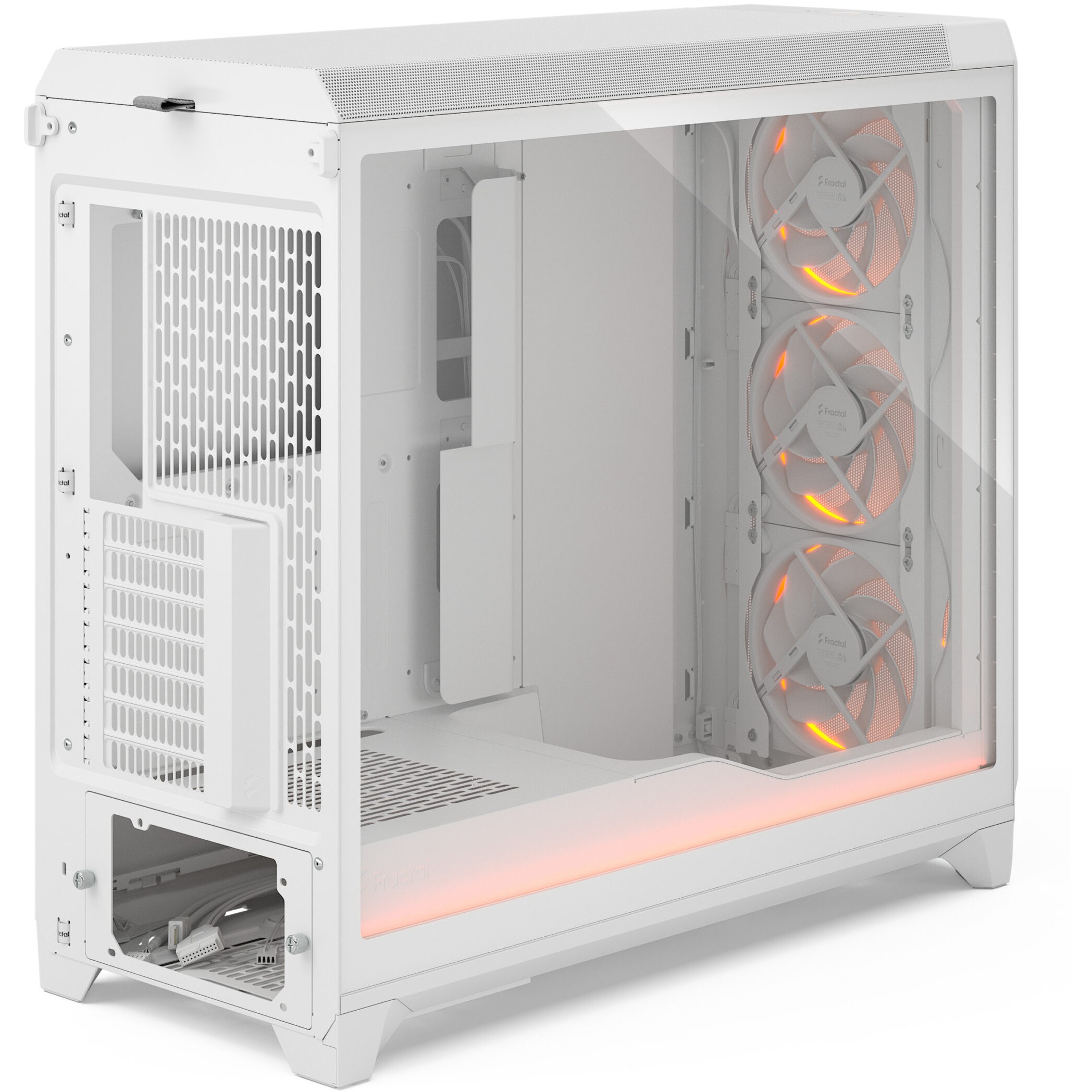 Kućište za računalo FRACTAL DESIGN Meshify 3 XL Ambience Pro RGB White TG Clear Tint-13