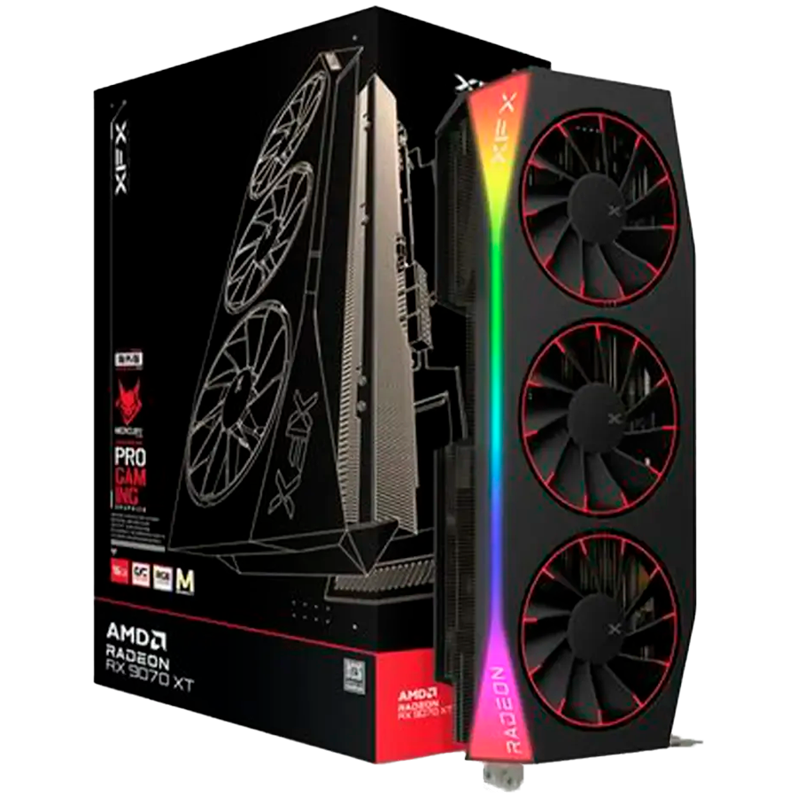 Grafička kartica XFX Mercury Radeon RX 9070 XT OC Magnetic Air Edition RGB (amd, 16gb gddr6)-5