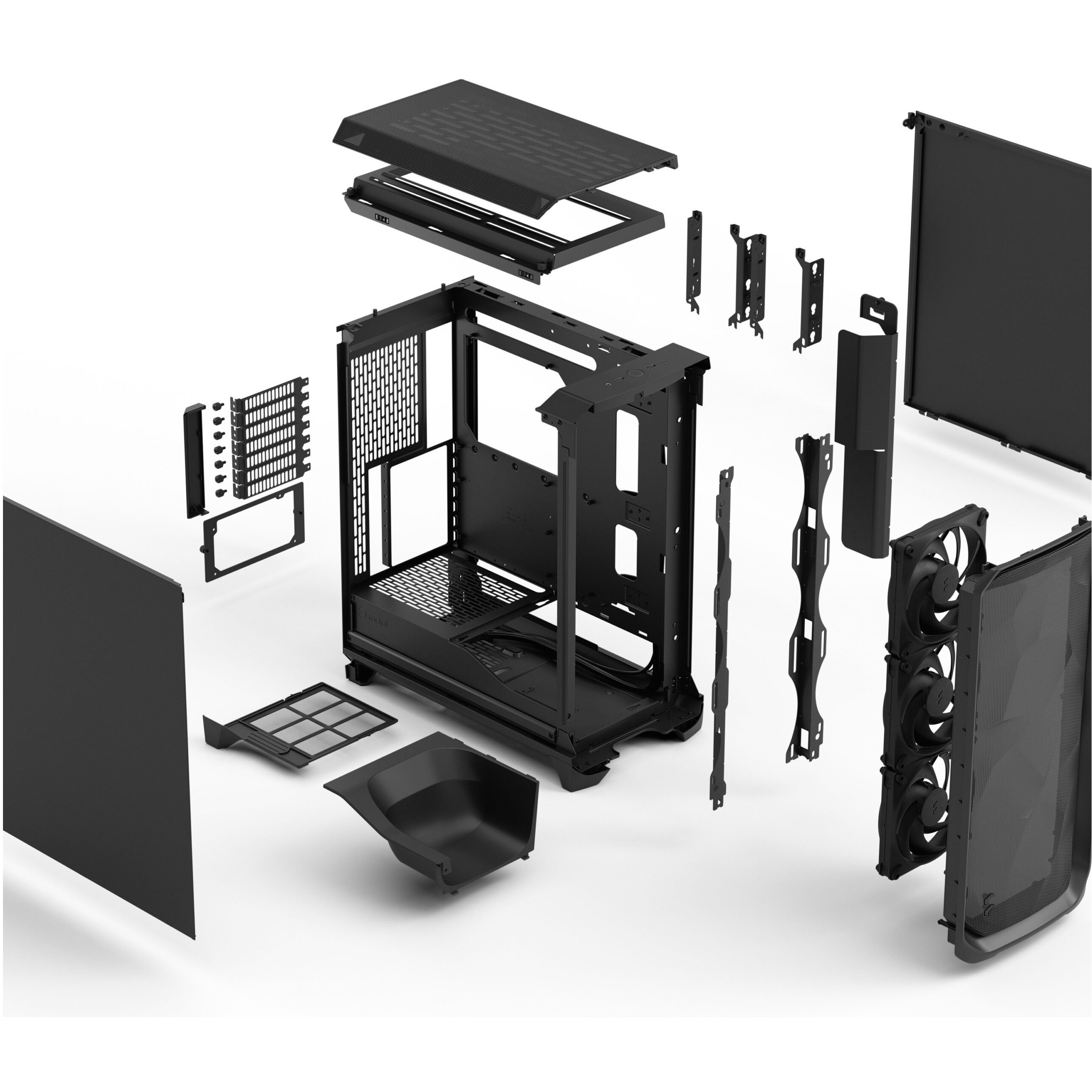 Kućište za računalo FRACTAL DESIGN Meshify 3 Black Solid-5