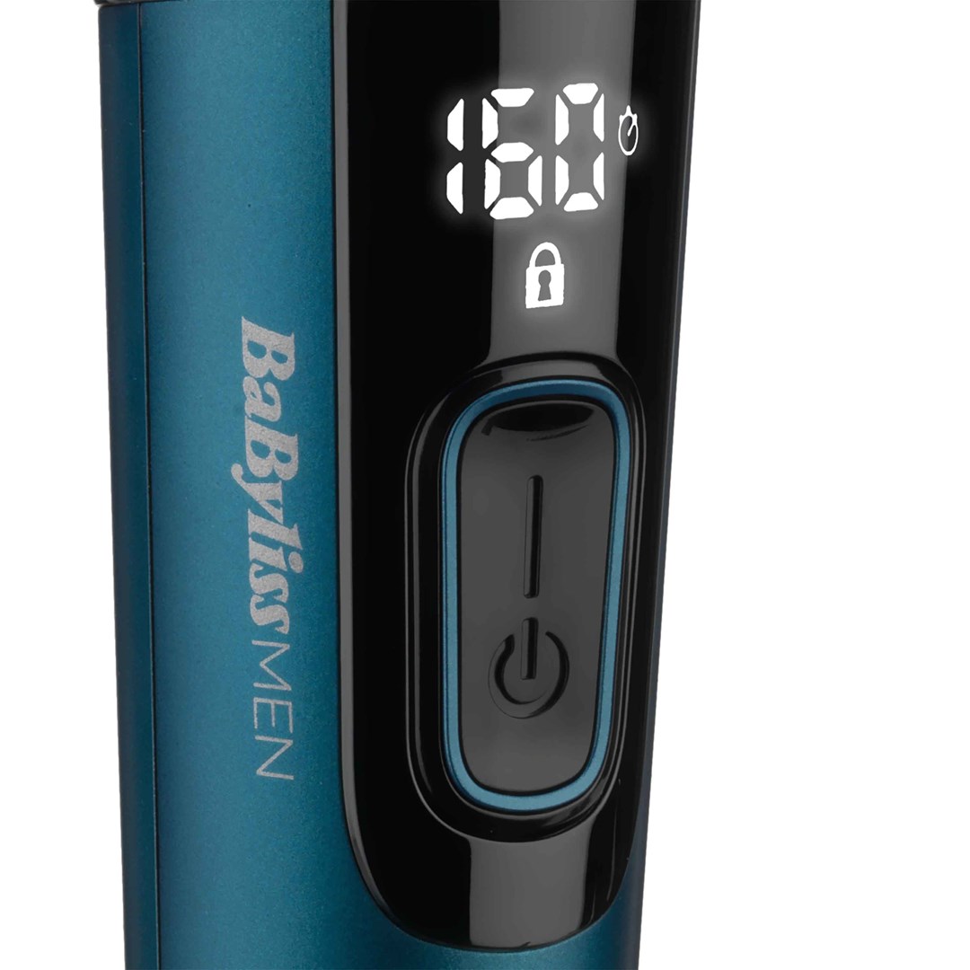 Trimer za kosu BABYLISS Japanese Steel Digital, crna, teal boja, litij-ionska baterija-3