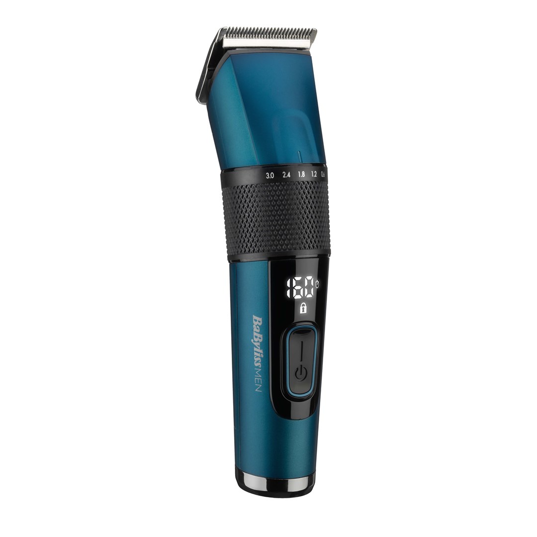 Trimer za kosu BABYLISS Japanese Steel Digital, crna, teal boja, litij-ionska baterija-0