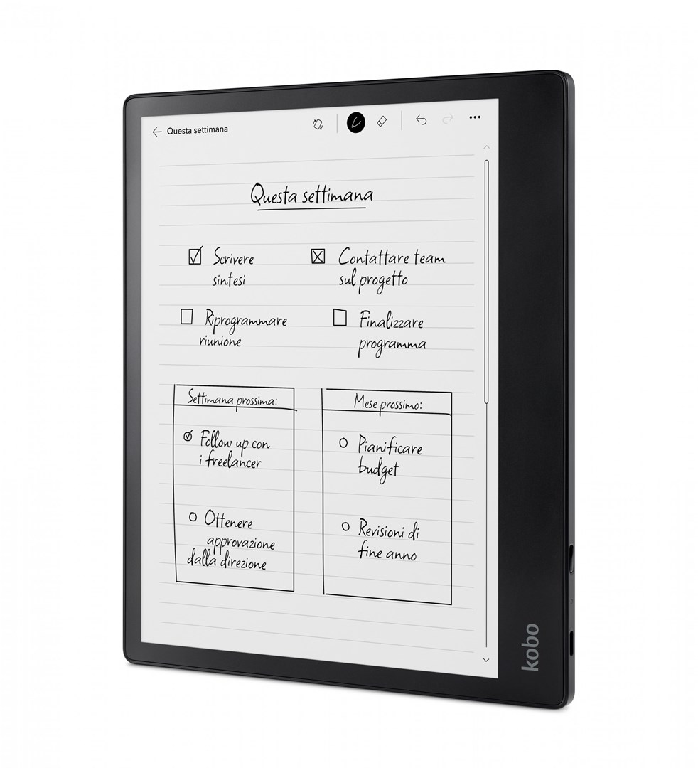 E-čitač knjiga KOBO Elipsa 2E sa Stylus 2 olovkom (10.3", 32GB)-2
