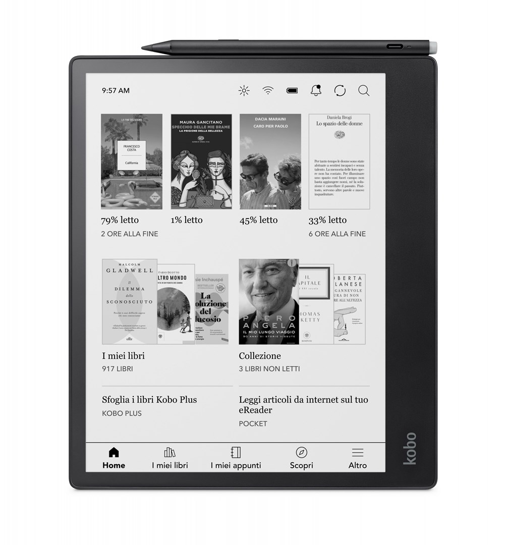 E-čitač knjiga KOBO Elipsa 2E sa Stylus 2 olovkom (10.3", 32GB)-1