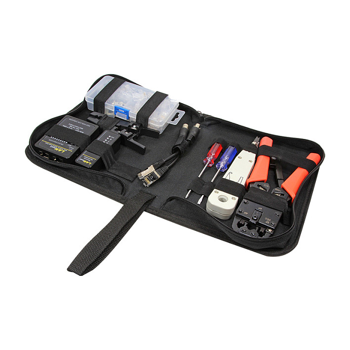 Set alata za mrežne kablove LOGILINK WZ0030 (4-dijelni, s testerom)-0