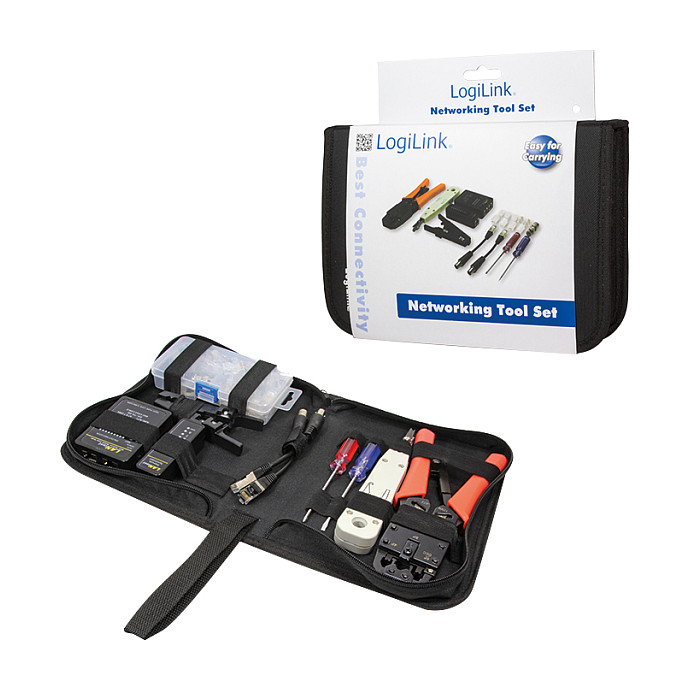 Set alata za mrežne kablove LOGILINK WZ0030 (4-dijelni, s testerom)-8