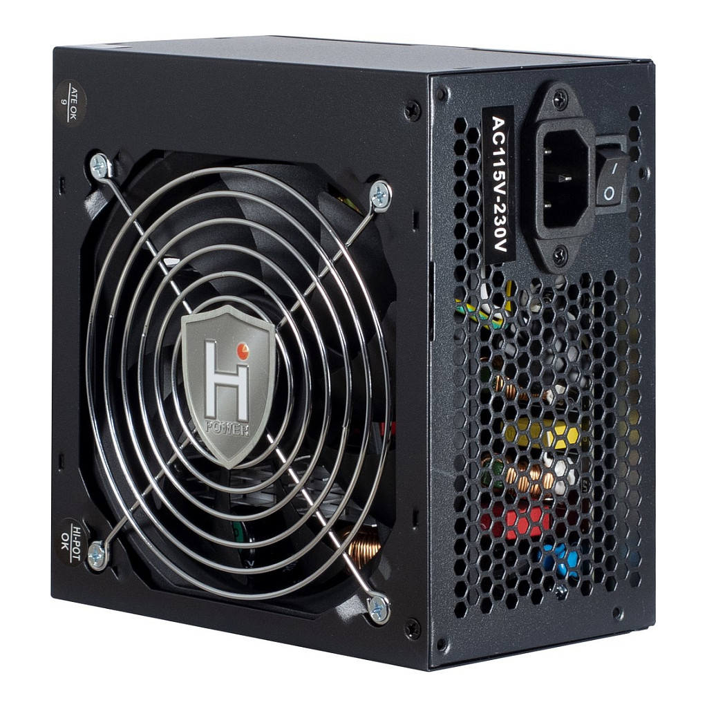 Napajanje INTER-TECH HIPOWER SP-650 (650 W, 20+4 pin ATX, ATX, Crna)-2