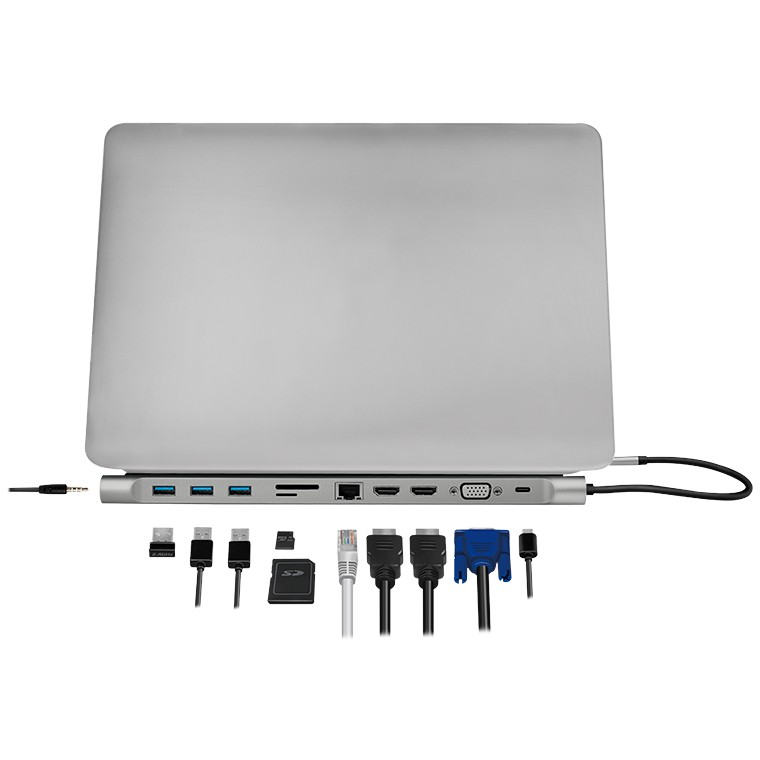 Laptop Dock LogiLink UA0373 (USB 3.2 Gen 1 Type-C, Aluminium)-5