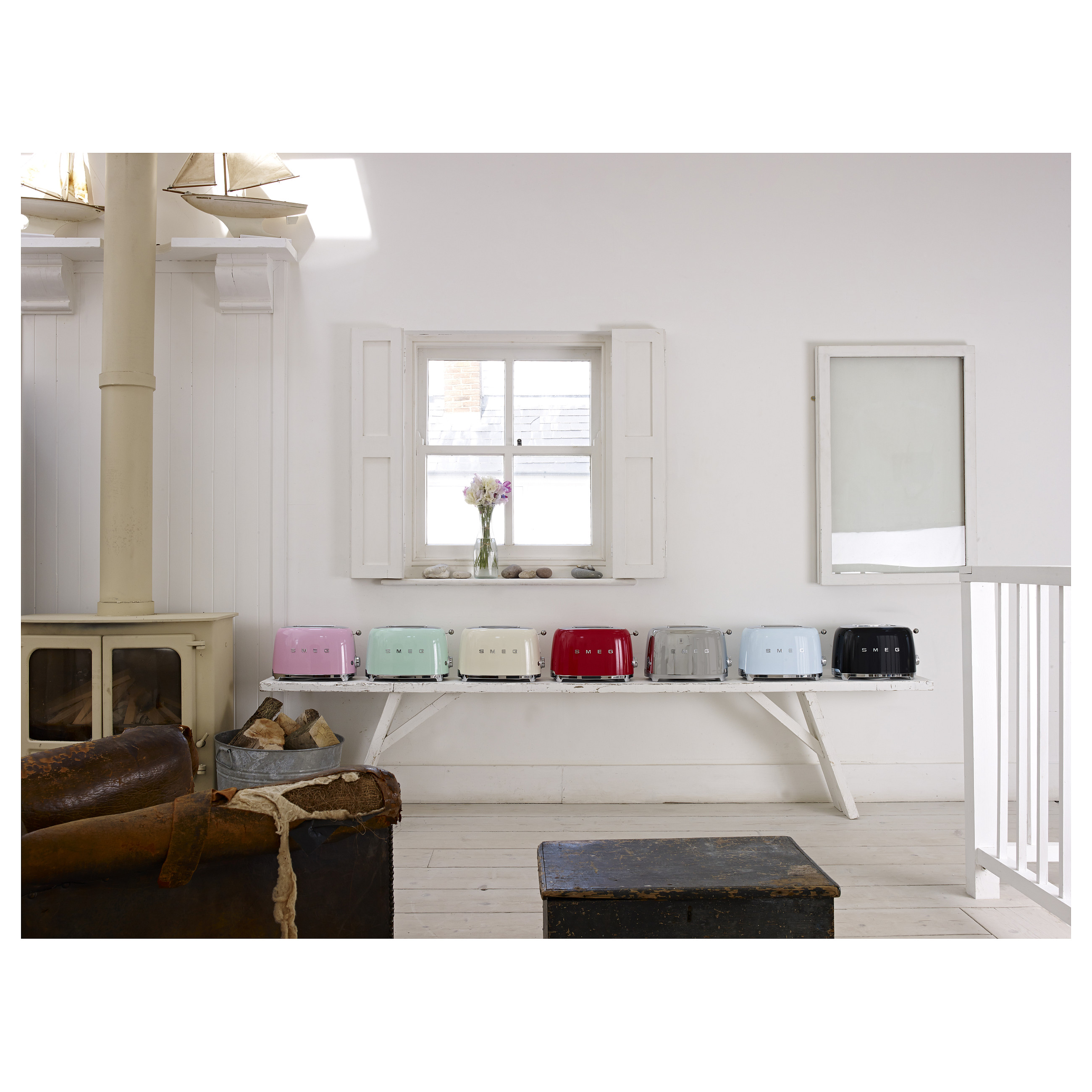 Toster SMEG TSF01RDEU (50's Style, 2 utora, Crveni)-7