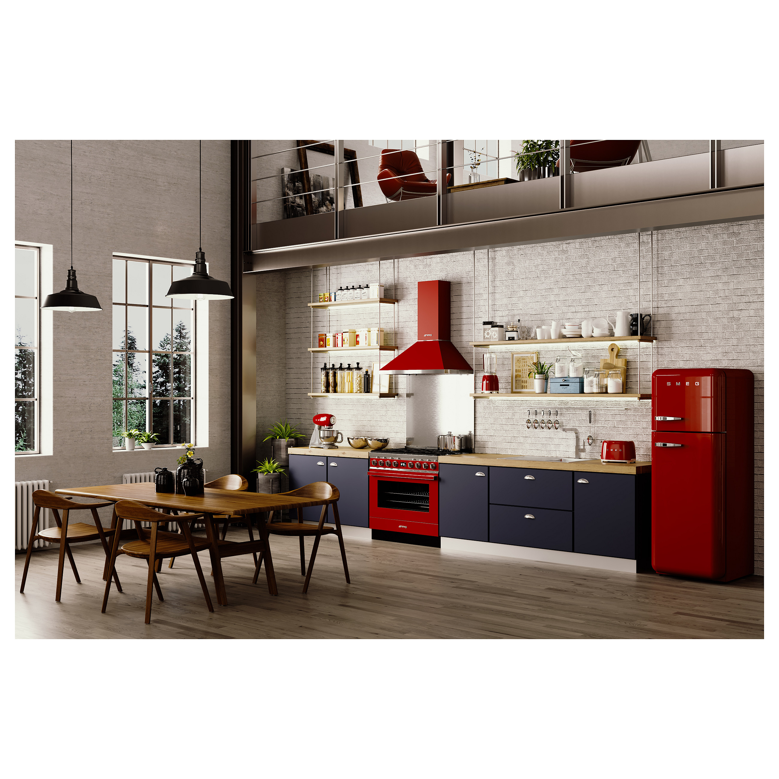 Toster SMEG TSF01RDEU (50's Style, 2 utora, Crveni)-13