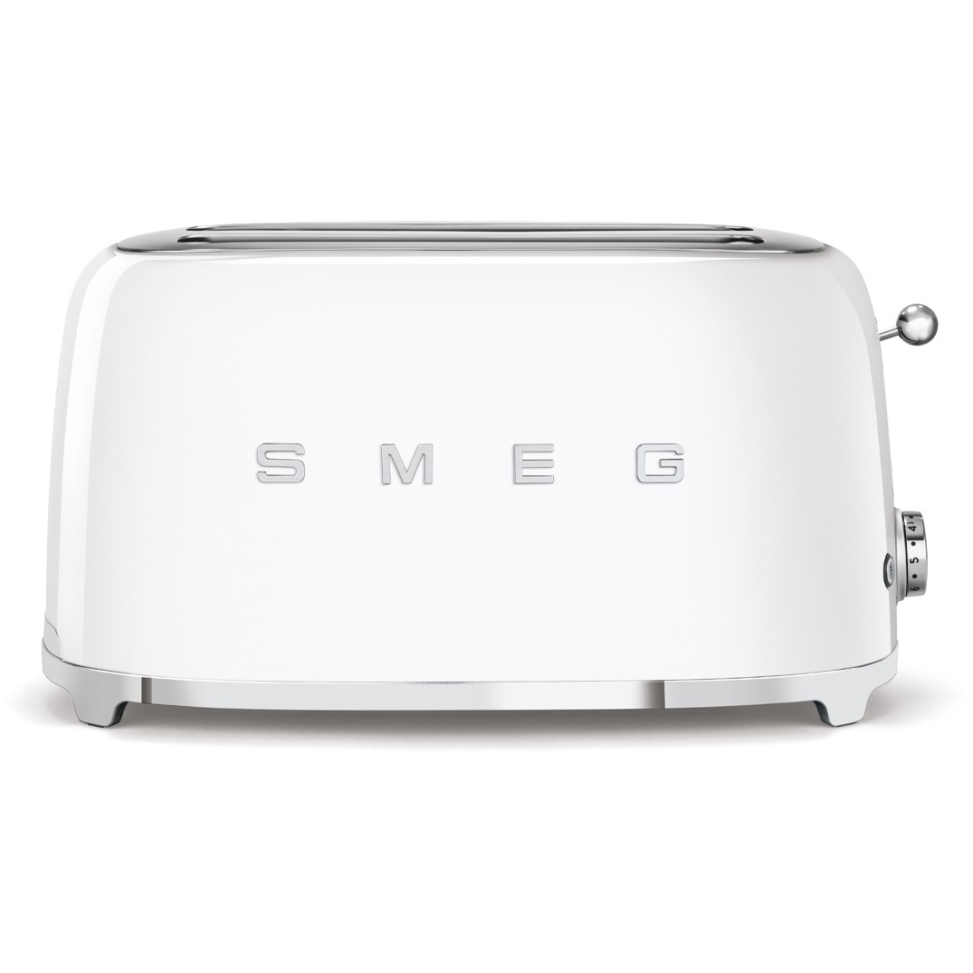 Toster SMEG 50's Style TSF02WHEU (4 kriške, 1500W, 6 razina) bijeli-0