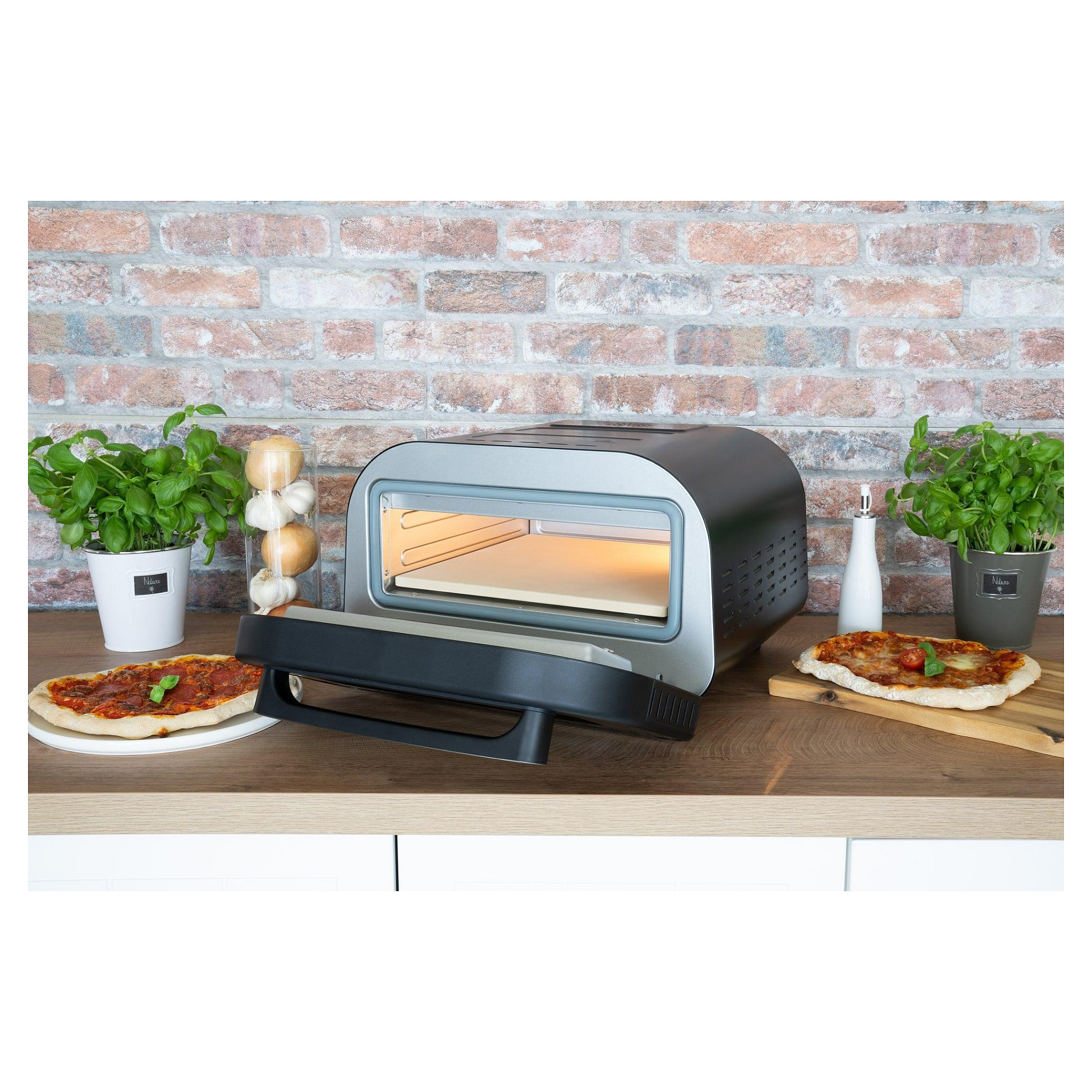 Pećnica za pizzu UNOLD Don Luigi (1700W, 400°C, kamen za pizzu 32 cm)-14
