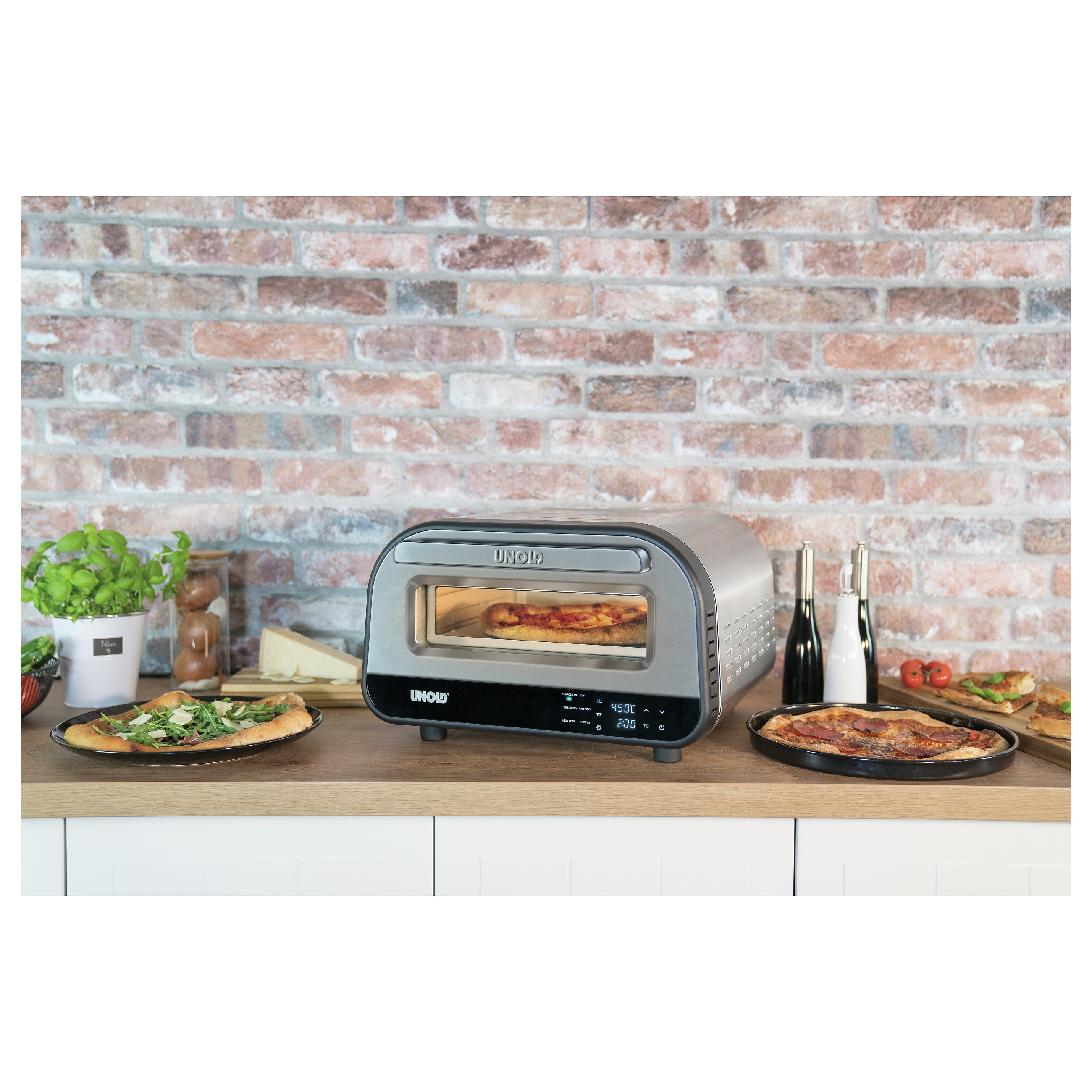 Pećnica za pizzu UNOLD Luigi 68816 (1700W, 400°C, kamen 32 cm)-8