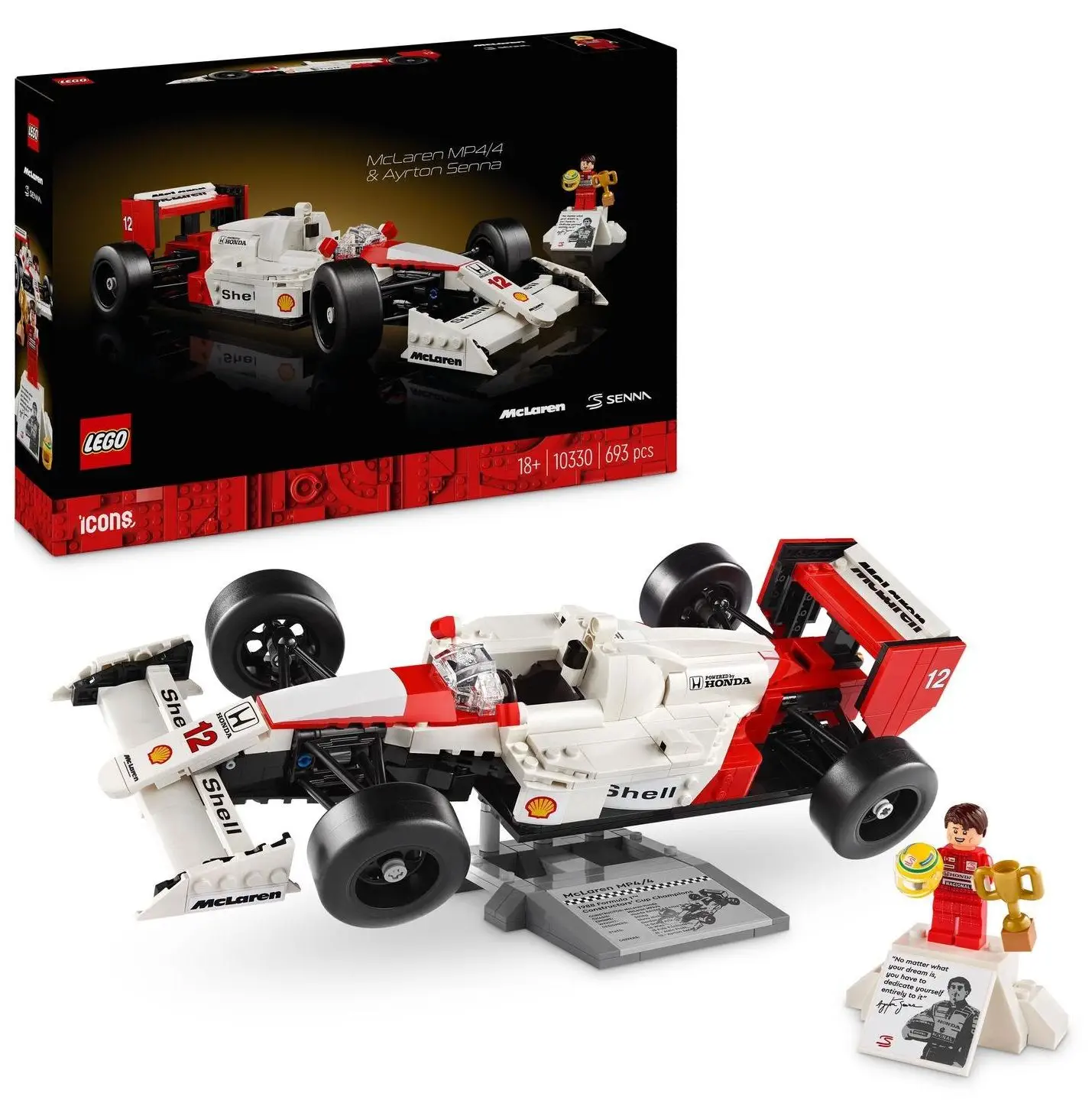 LEGO Icons 10330 McLaren MP4/4 & Ayrton Senna-10