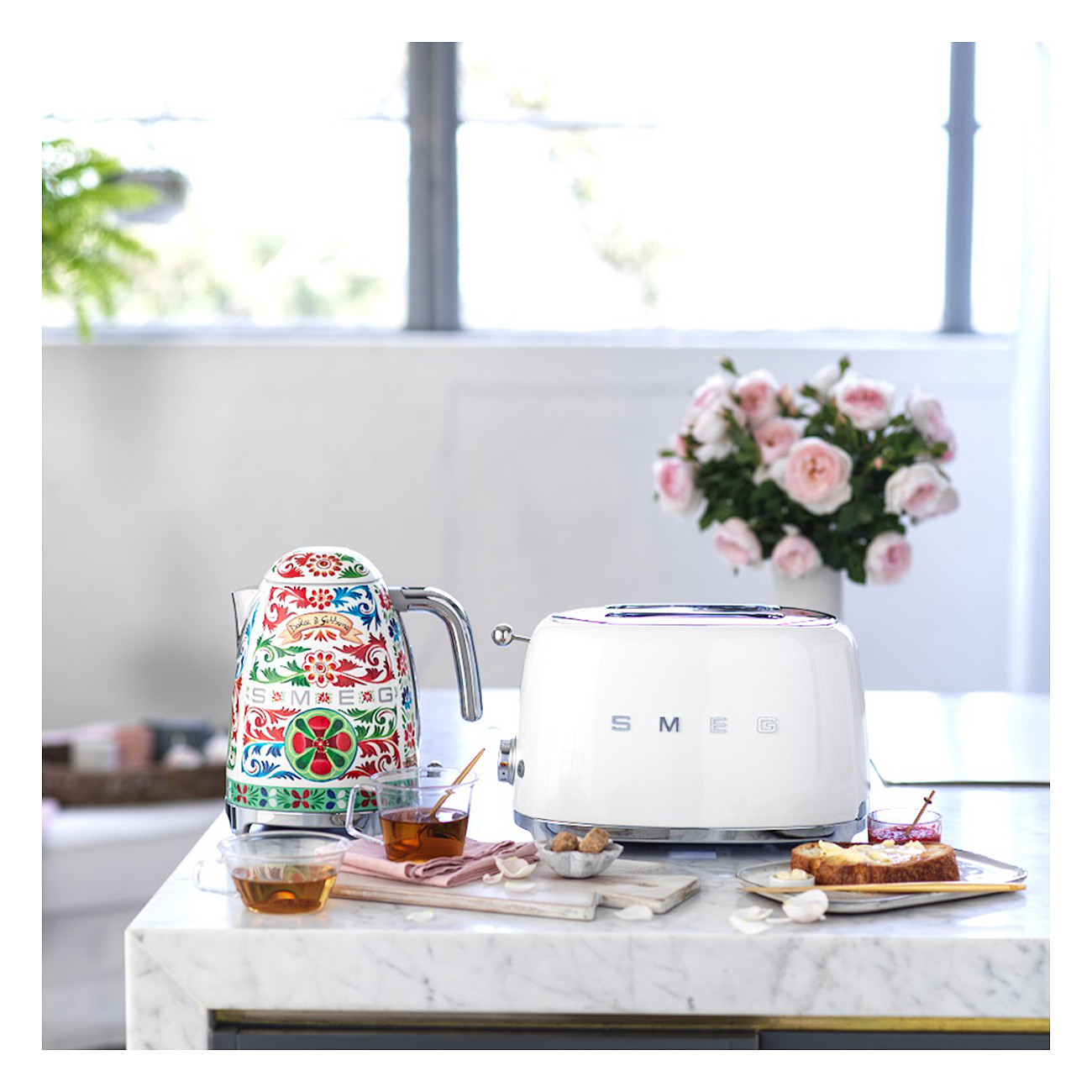 Toster SMEG TSF01WHEU 50's Style (2 utora, 950W, 6 razina tostiranja) White-13