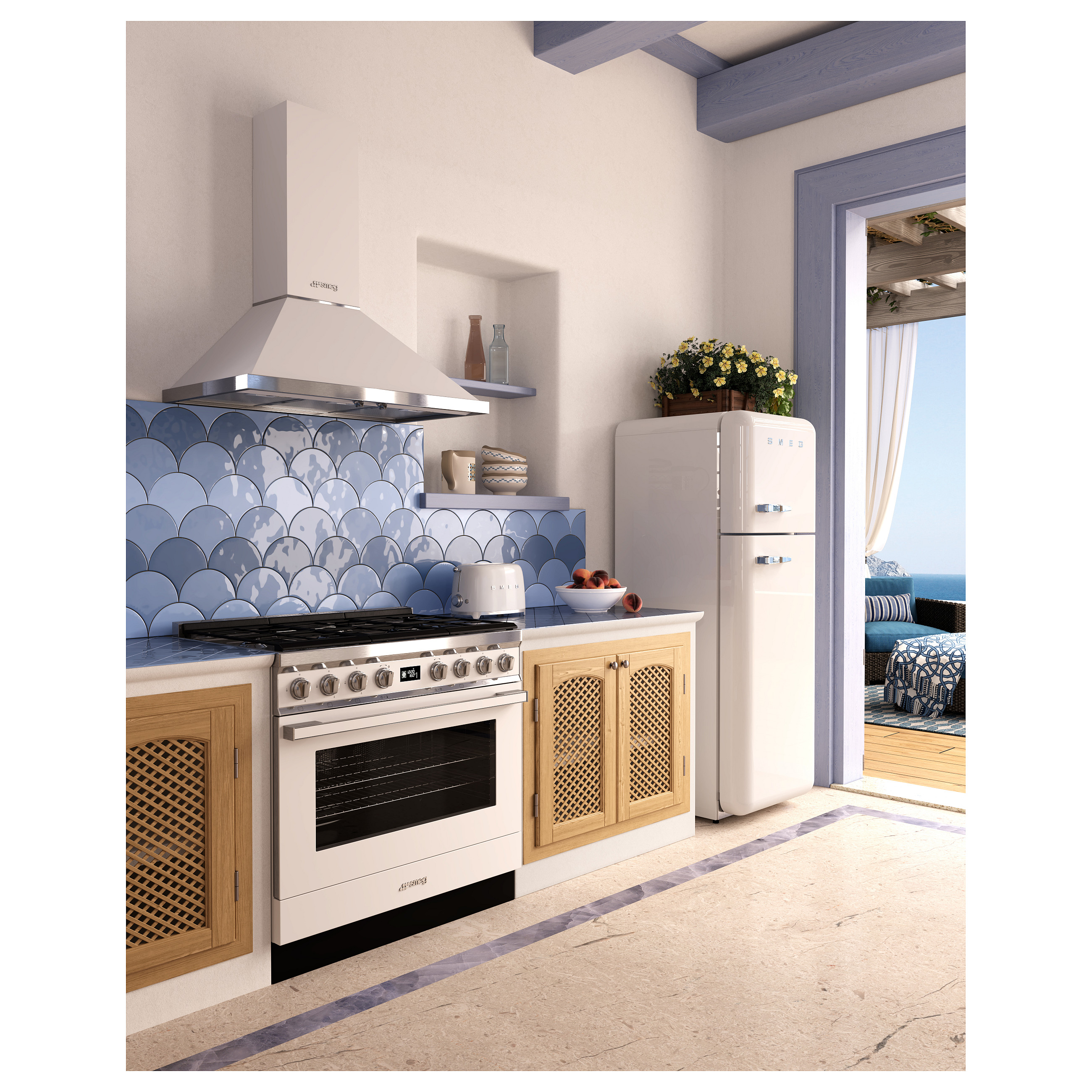 Toster SMEG TSF01WHEU 50's Style (2 utora, 950W, 6 razina tostiranja) White-15
